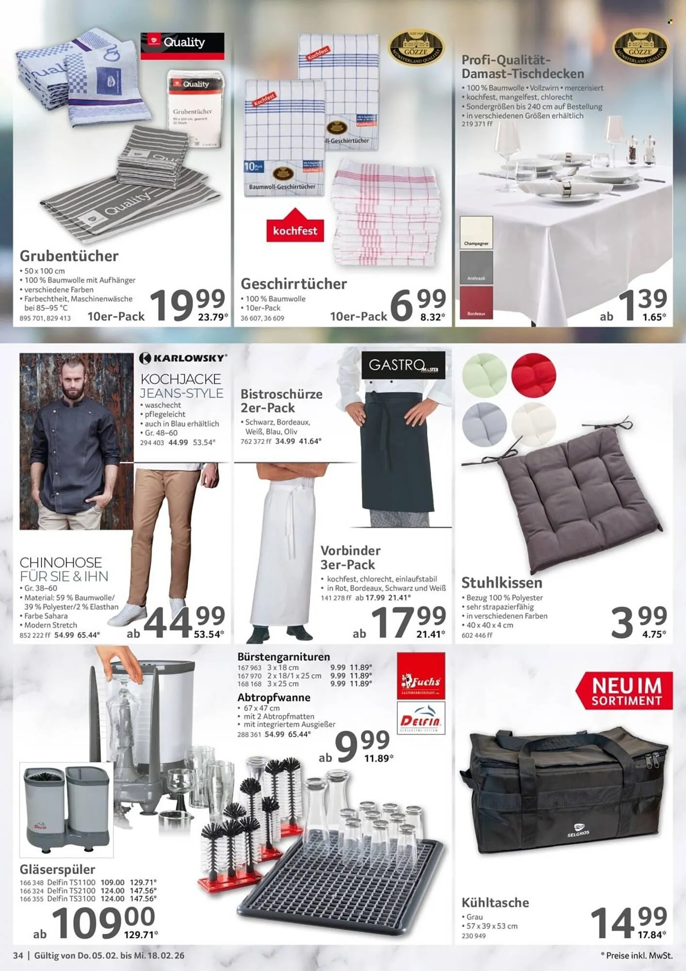 Selgros Prospekt von 5. Februar bis 18. Februar 2026 - Prospekt seite 34