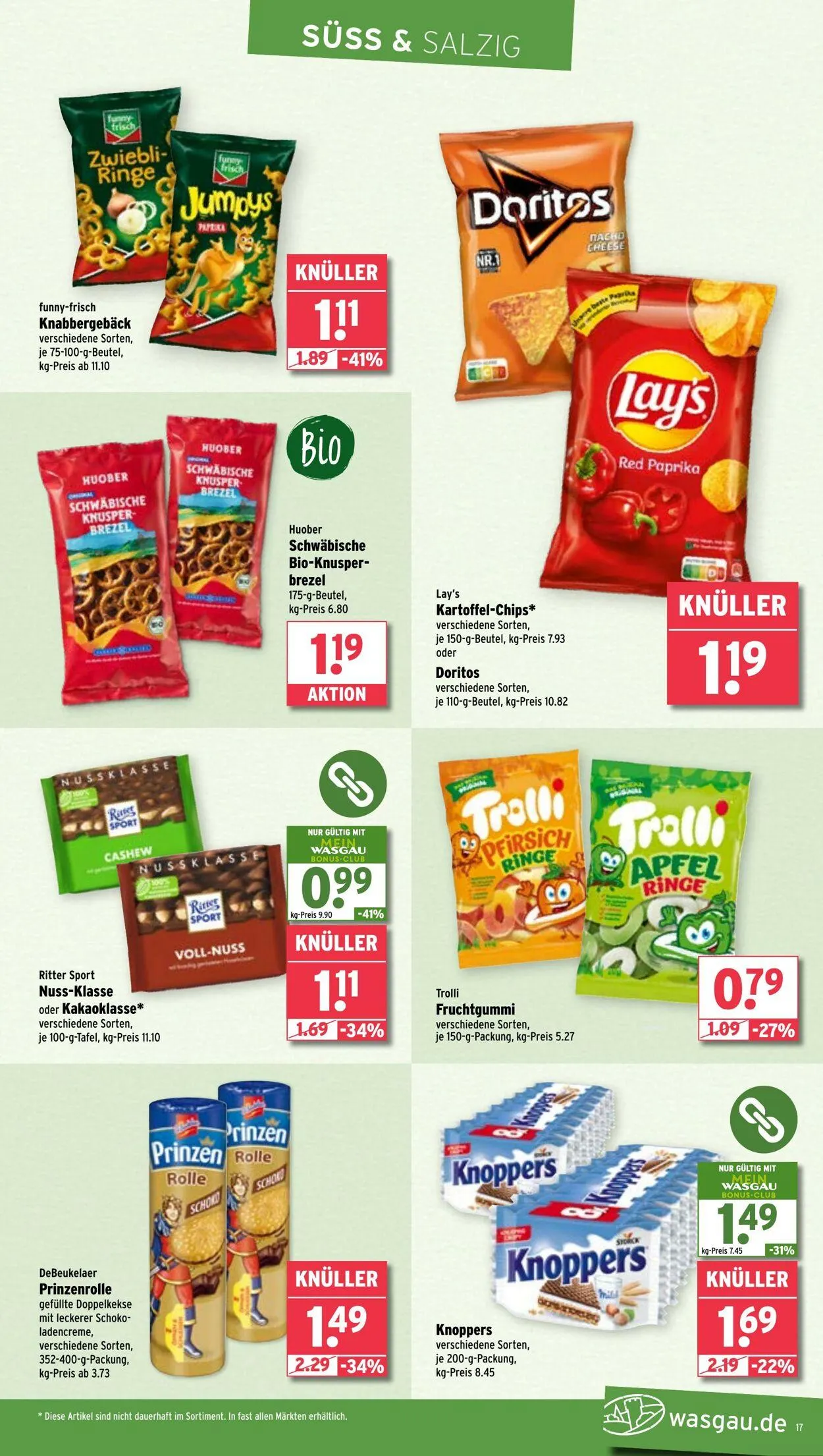 WASGAU Aktueller Prospekt von 7. September bis 21. September 2025 - Prospekt seite 17