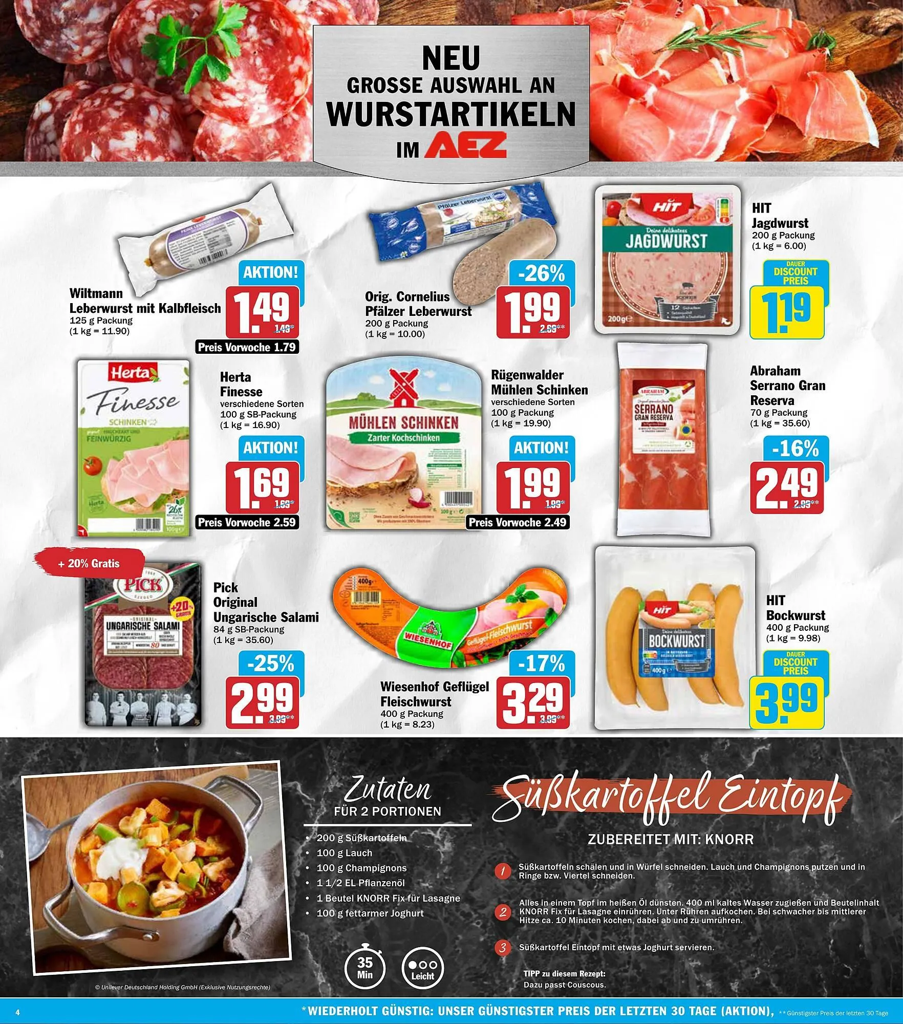 AEZ Prospekt von 9. März bis 14. März 2026 - Prospekt seite 4