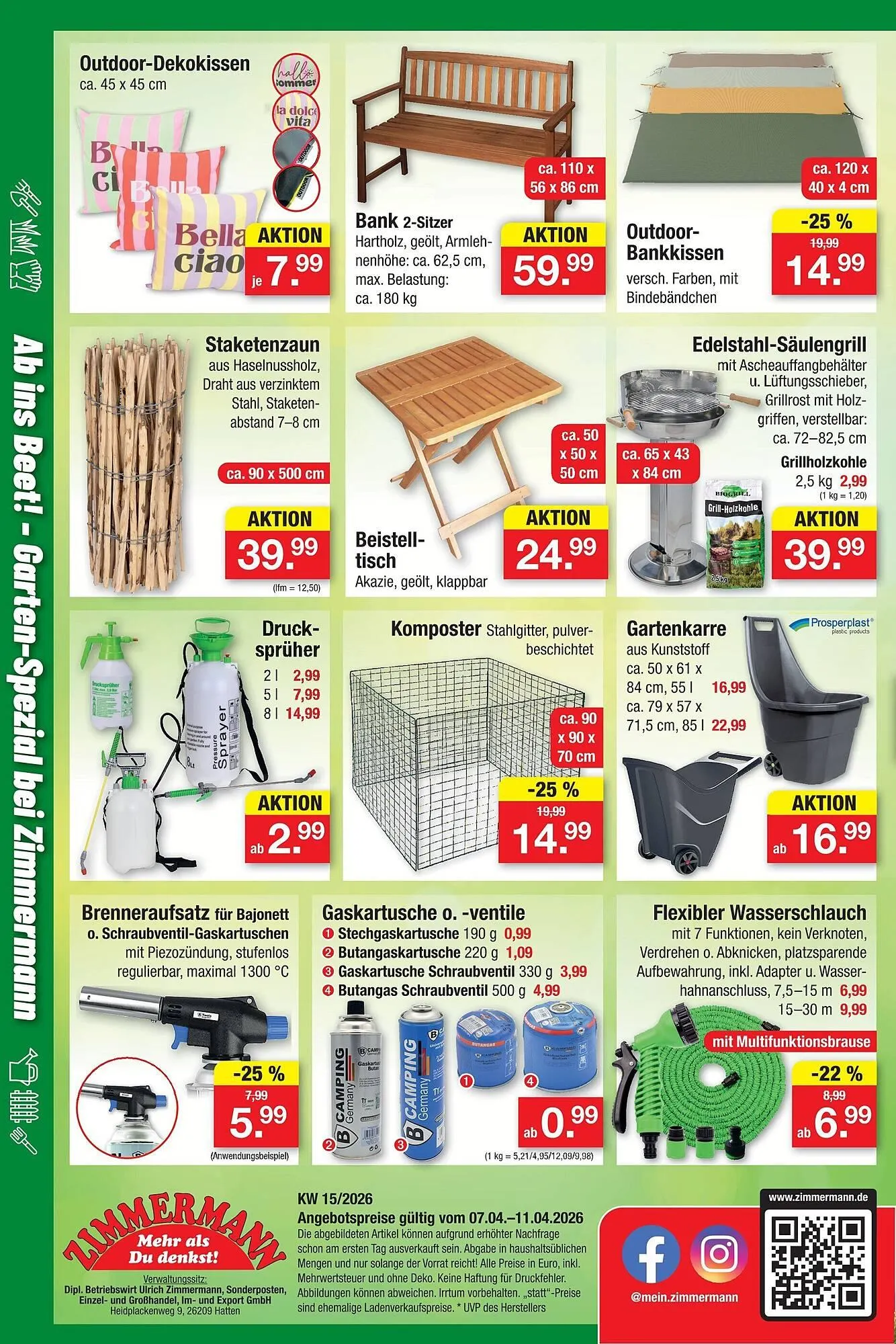 Zimmermann Prospekt von 7. April bis 11. April 2026 - Prospekt seite 14