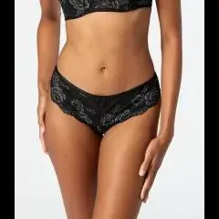 Panty mit Glitzerblumen Janina, aus Spitze