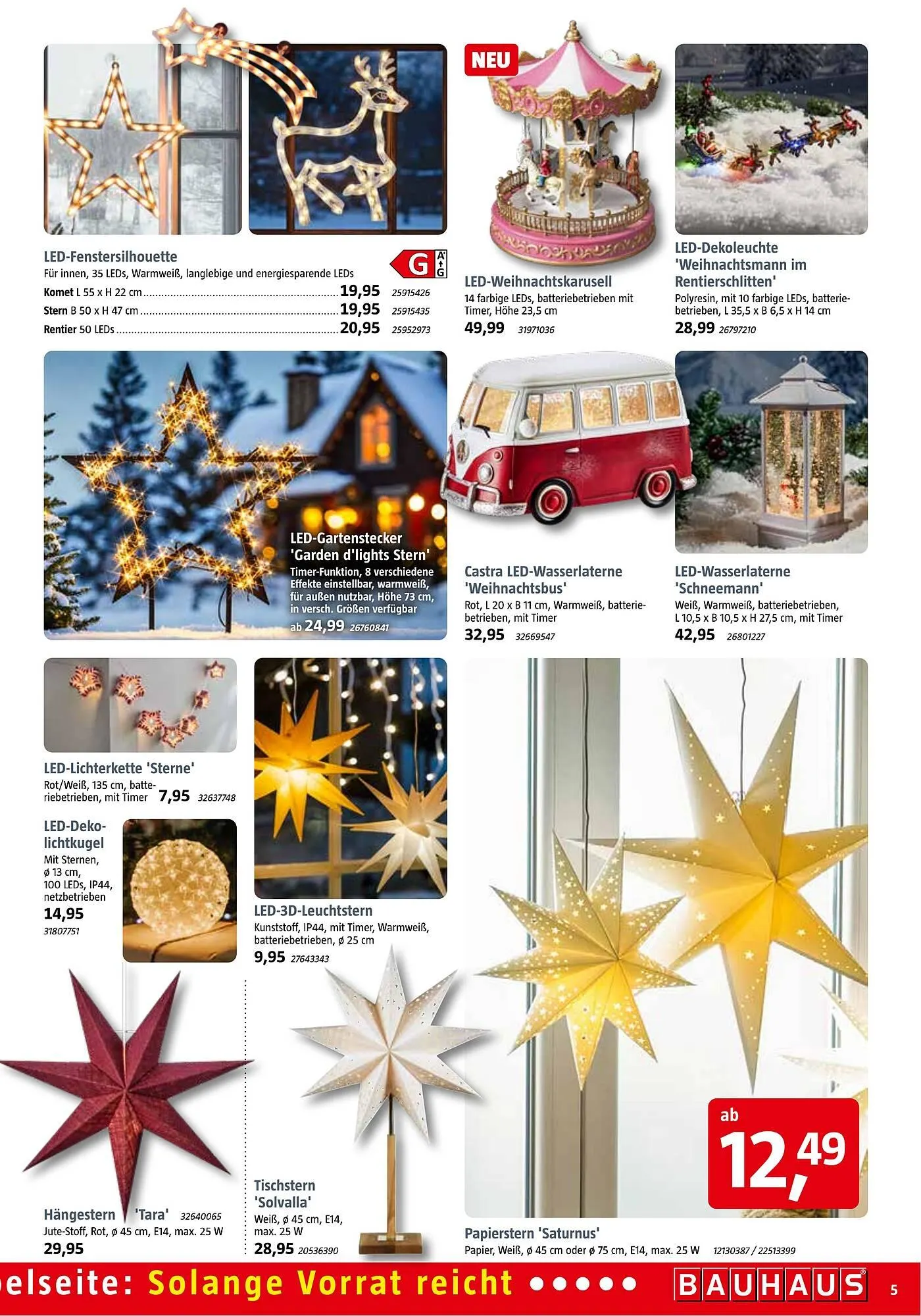 Bauhaus Prospekt von 1. November bis 29. November 2025 - Prospekt seite 5