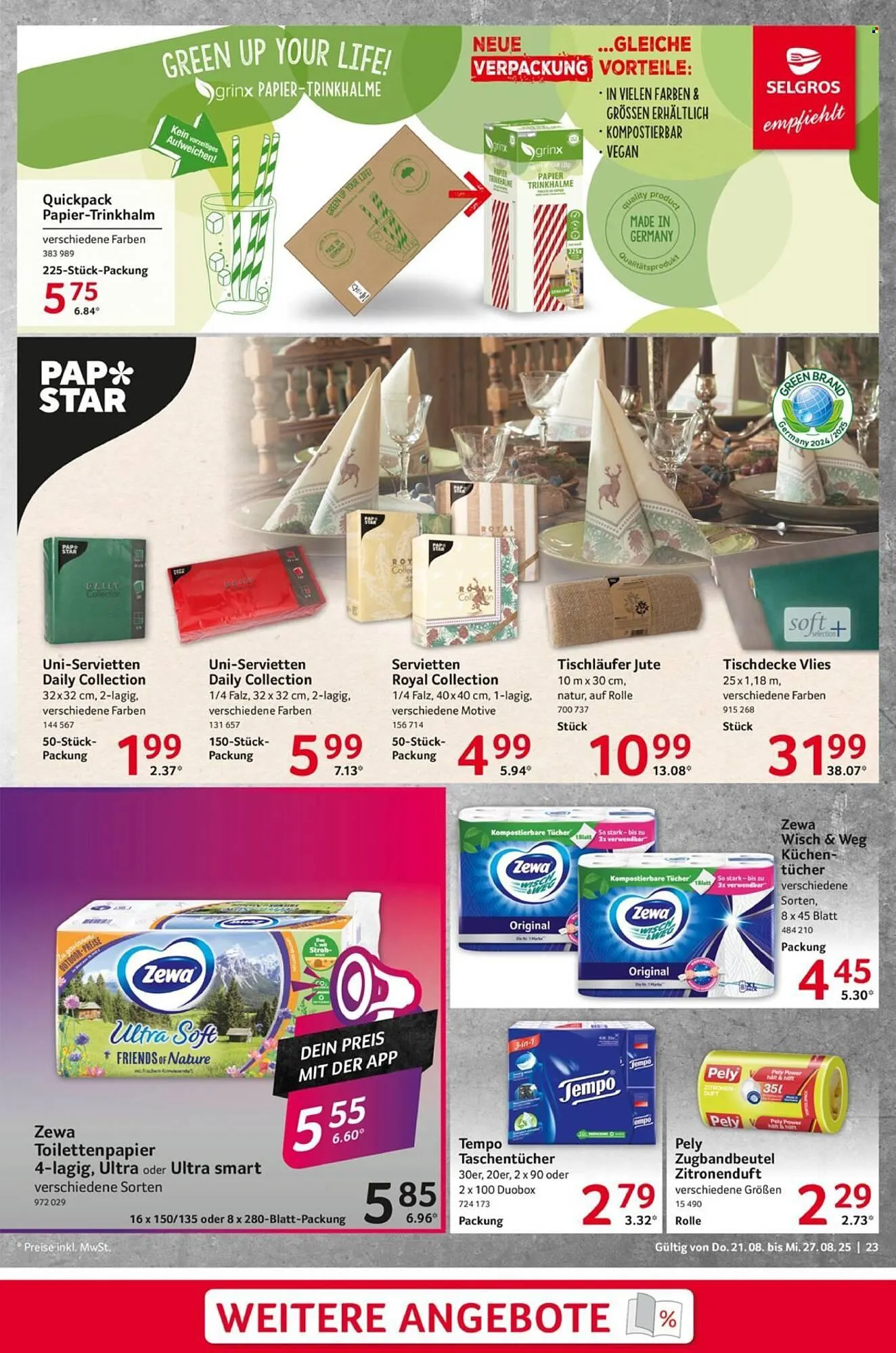 Selgros Prospekt von 21. August bis 27. August 2025 - Prospekt seite 23