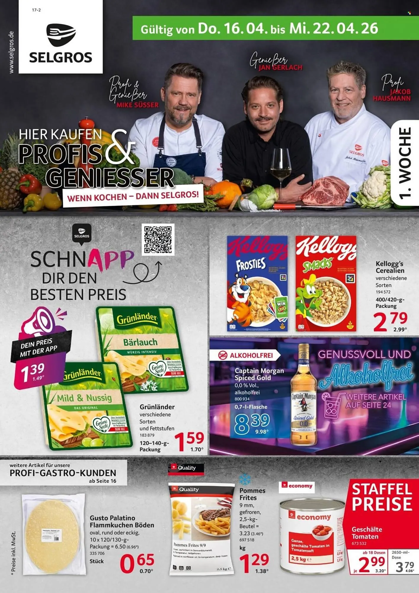 Selgros Prospekt von 16. April bis 22. April 2026 - Prospekt seite 1