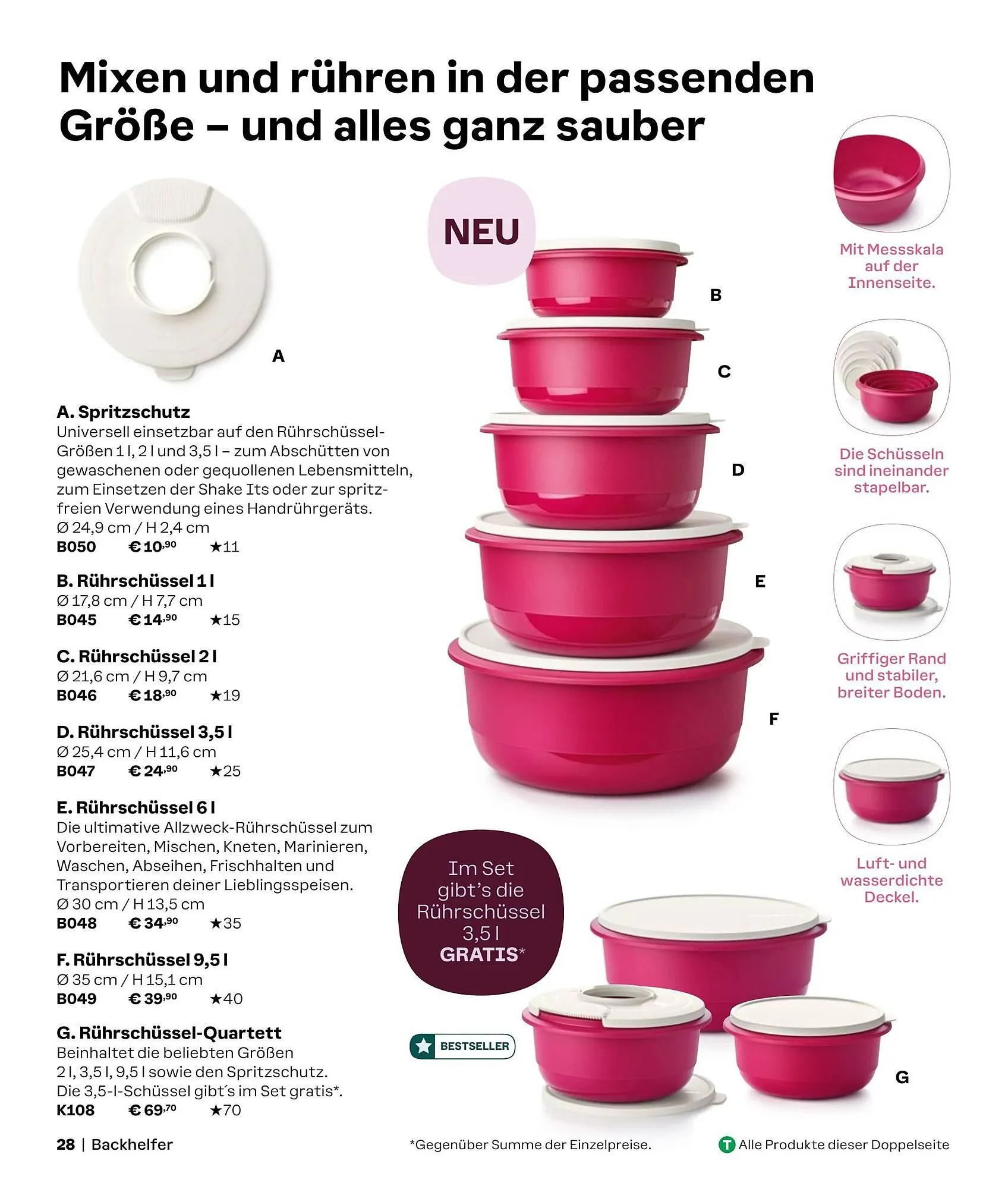Tupperware Prospekt von 2. September bis 1. März 2025 - Prospekt seite 28