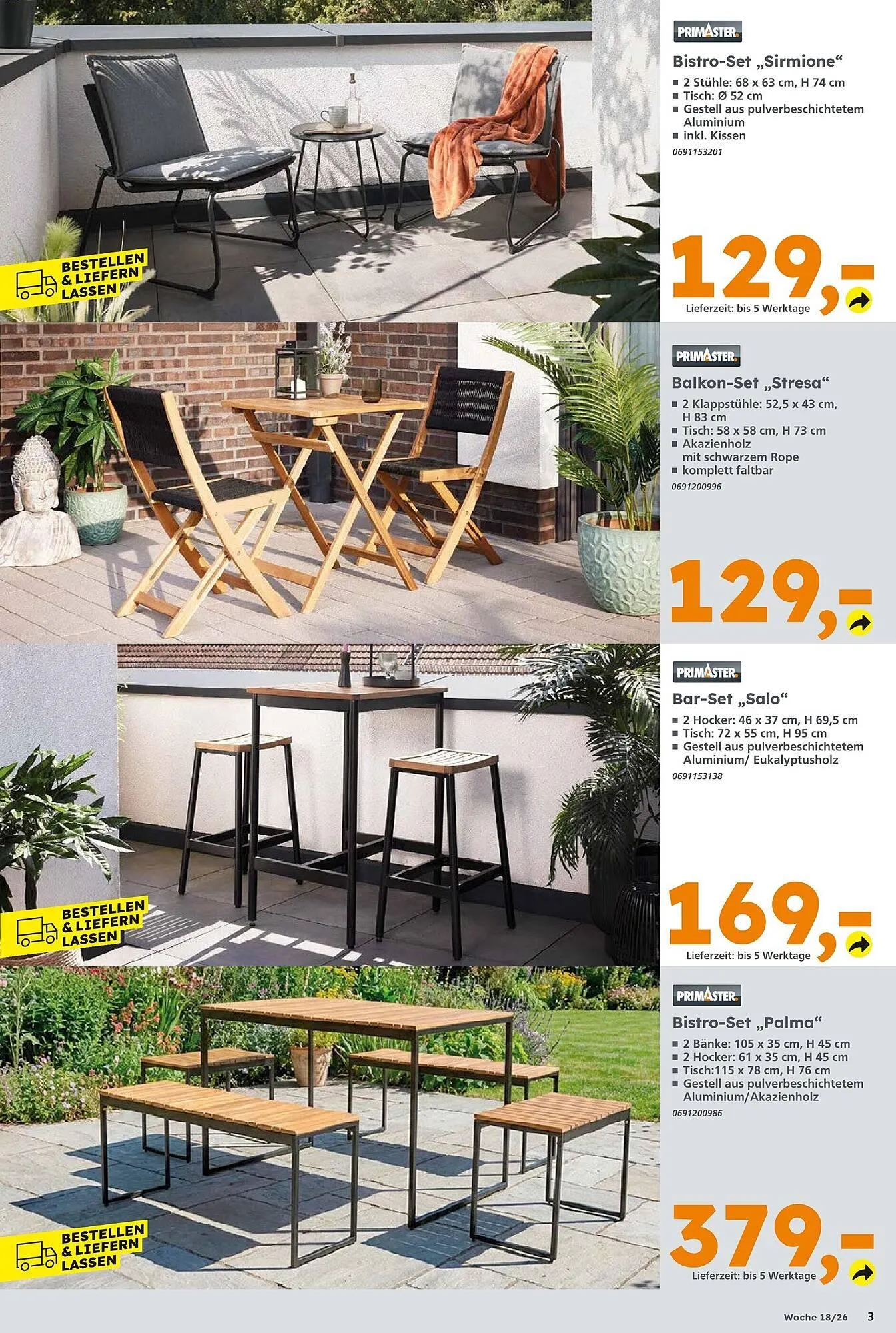 Globus Baumarkt Prospekt von 26. April bis 2. Mai 2026 - Prospekt seite 3