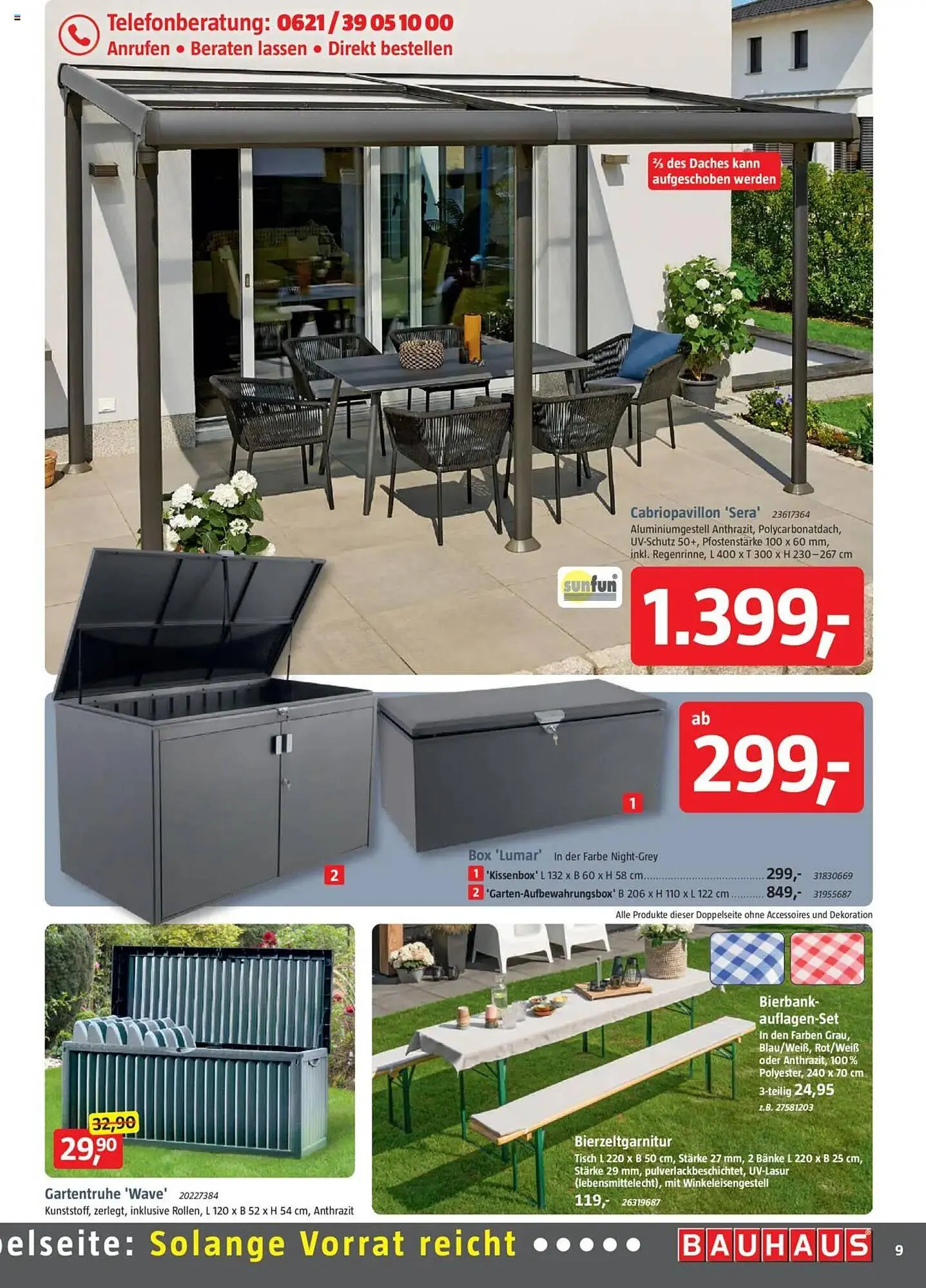 Bauhaus Prospekt von 31. Mai bis 28. Juni 2025 - Prospekt seite 9