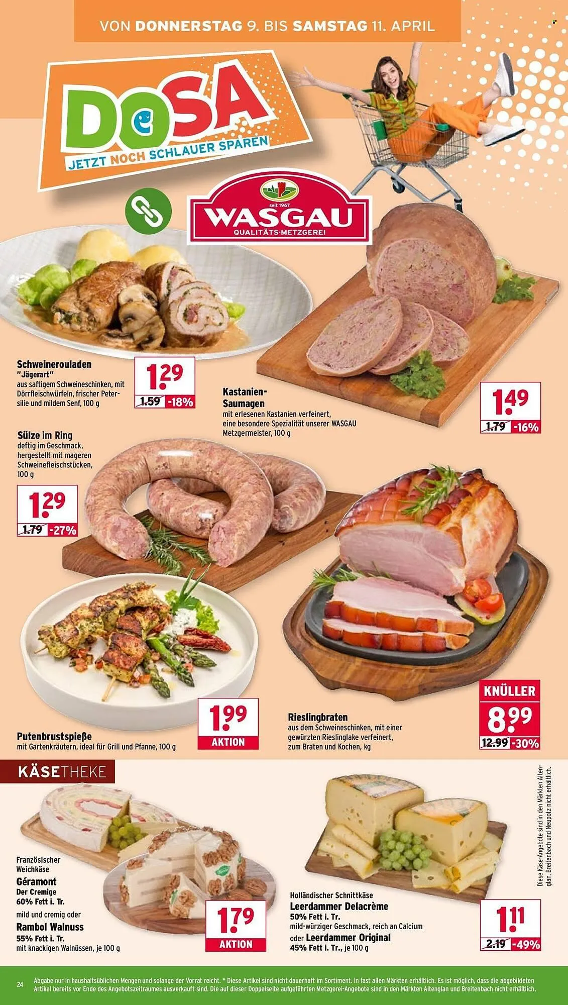Wasgau Prospekt von 7. April bis 11. April 2026 - Prospekt seite 24