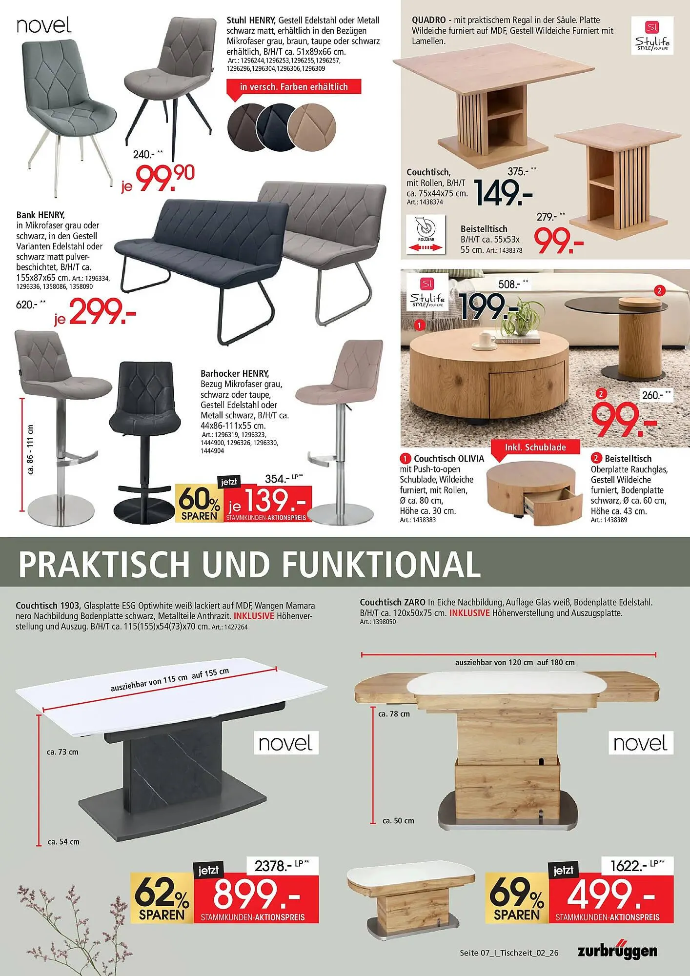 Zurbrüggen Prospekt von 11. Juni bis 20. Juli 2026 - Prospekt seite 7