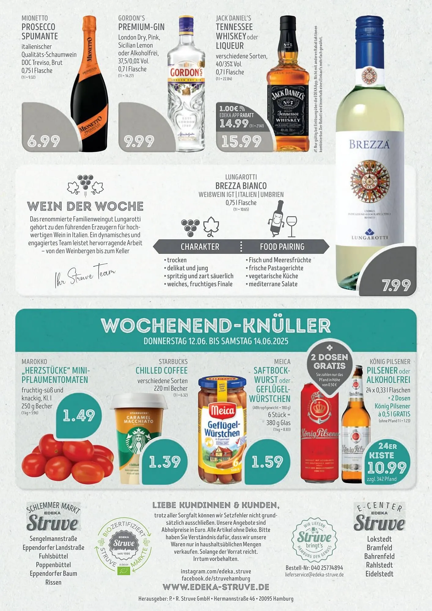 Edeka Struve Prospekt von 10. Juni bis 15. Juni 2025 - Prospekt seite 16