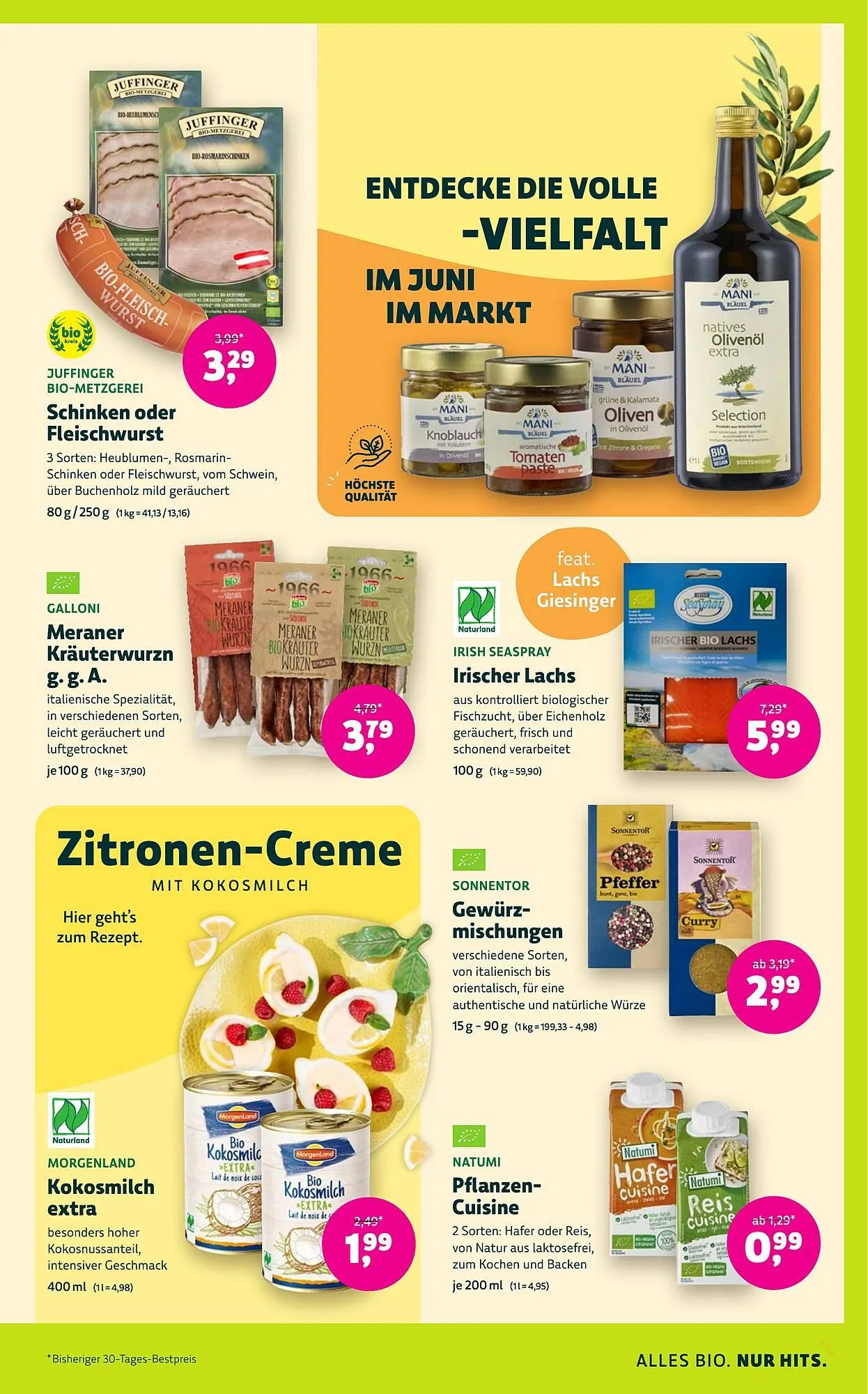Aleco Biomarkt Prospekt von 18. Juni bis 1. Juli 2025 - Prospekt seite 7