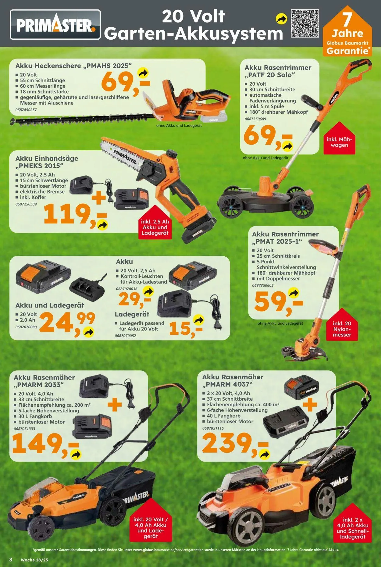 Globus Baumarkt Aktueller Prospekt von 27. April bis 3. Mai 2025 - Prospekt seite 8