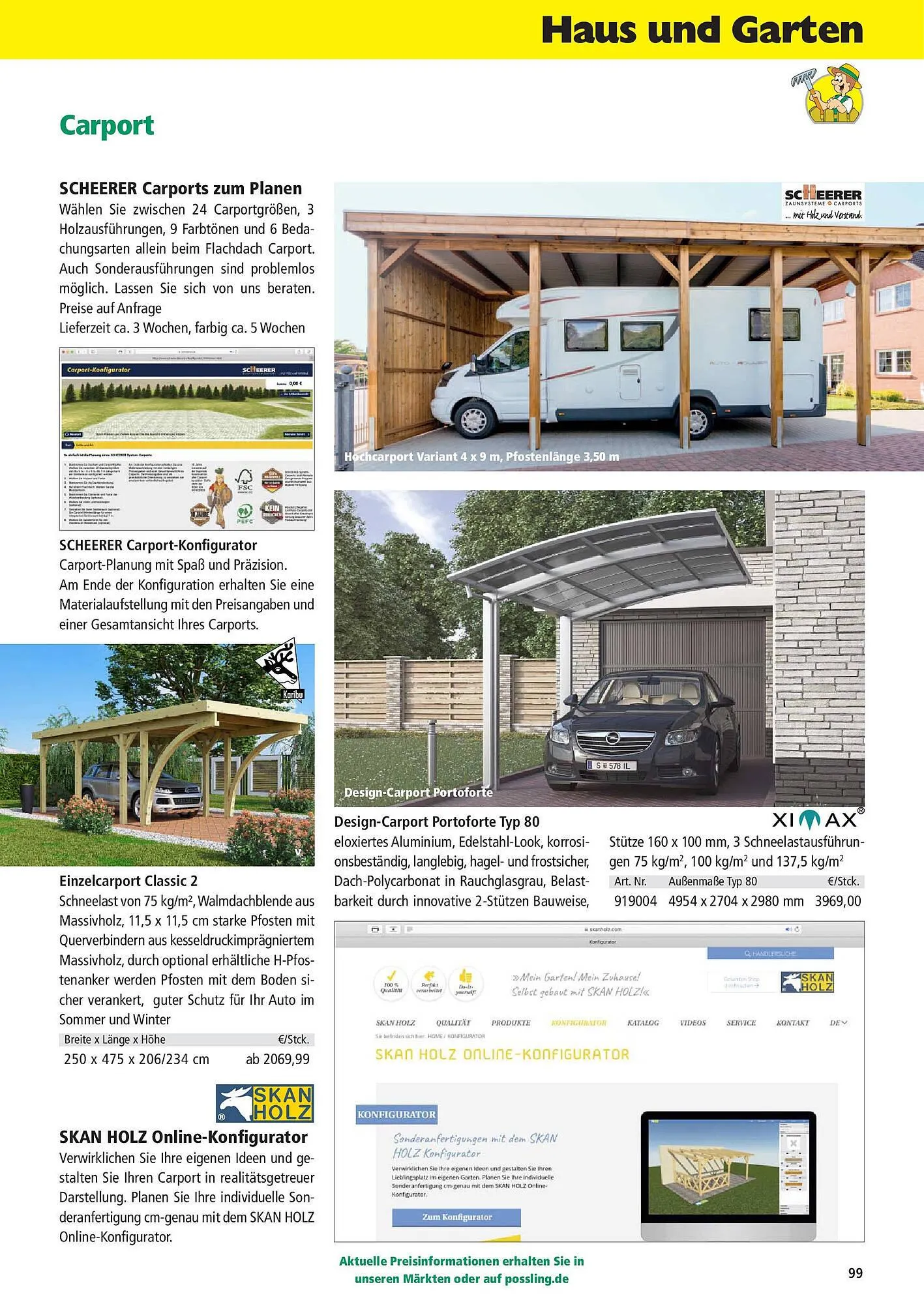 Holz Possling Prospekt von 31. März bis 30. Juni 2025 - Prospekt seite 99