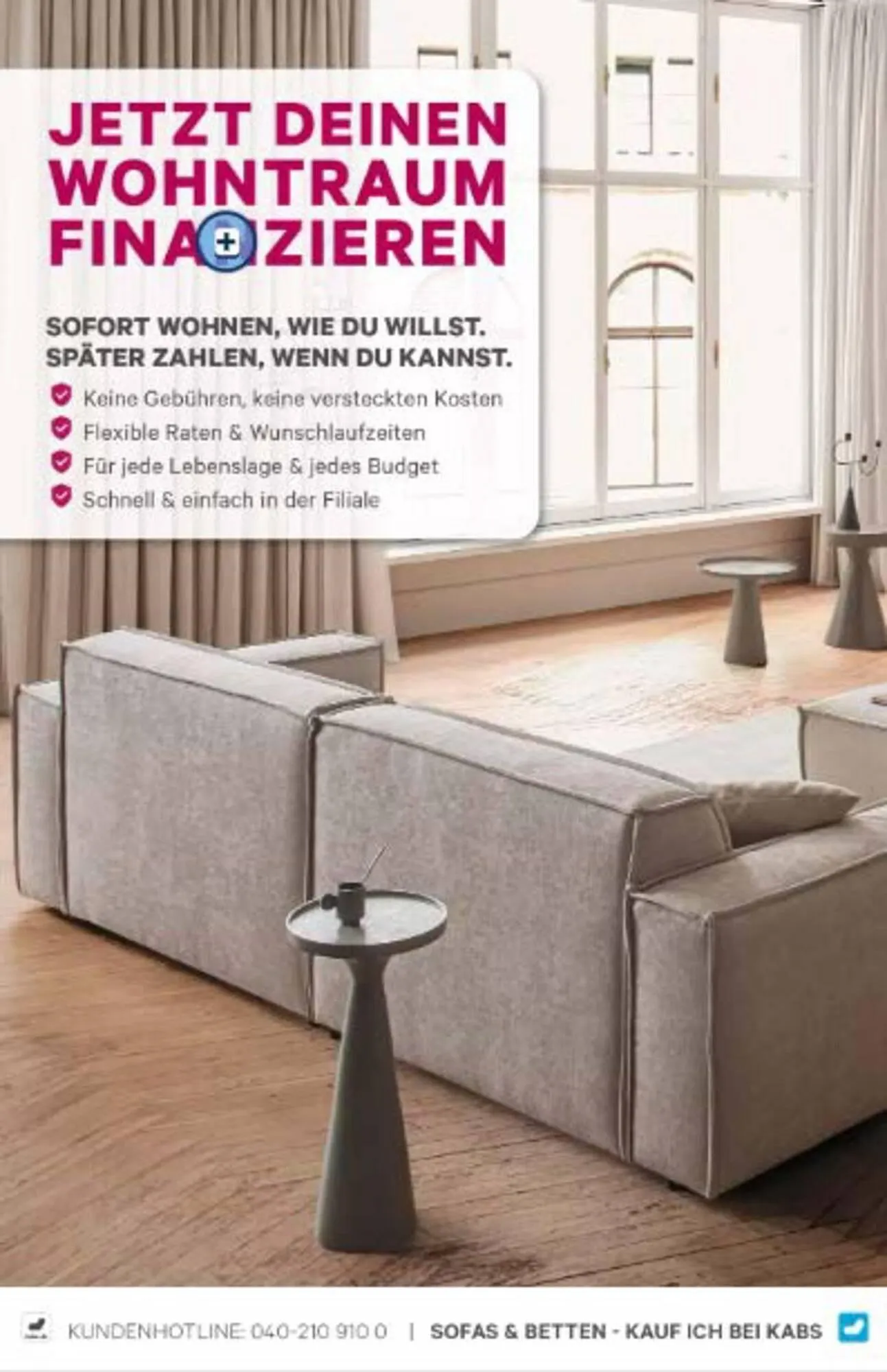 Kabs Polsterwelt Prospekt von 29. Dezember bis 30. Januar 2026 - Prospekt seite 17