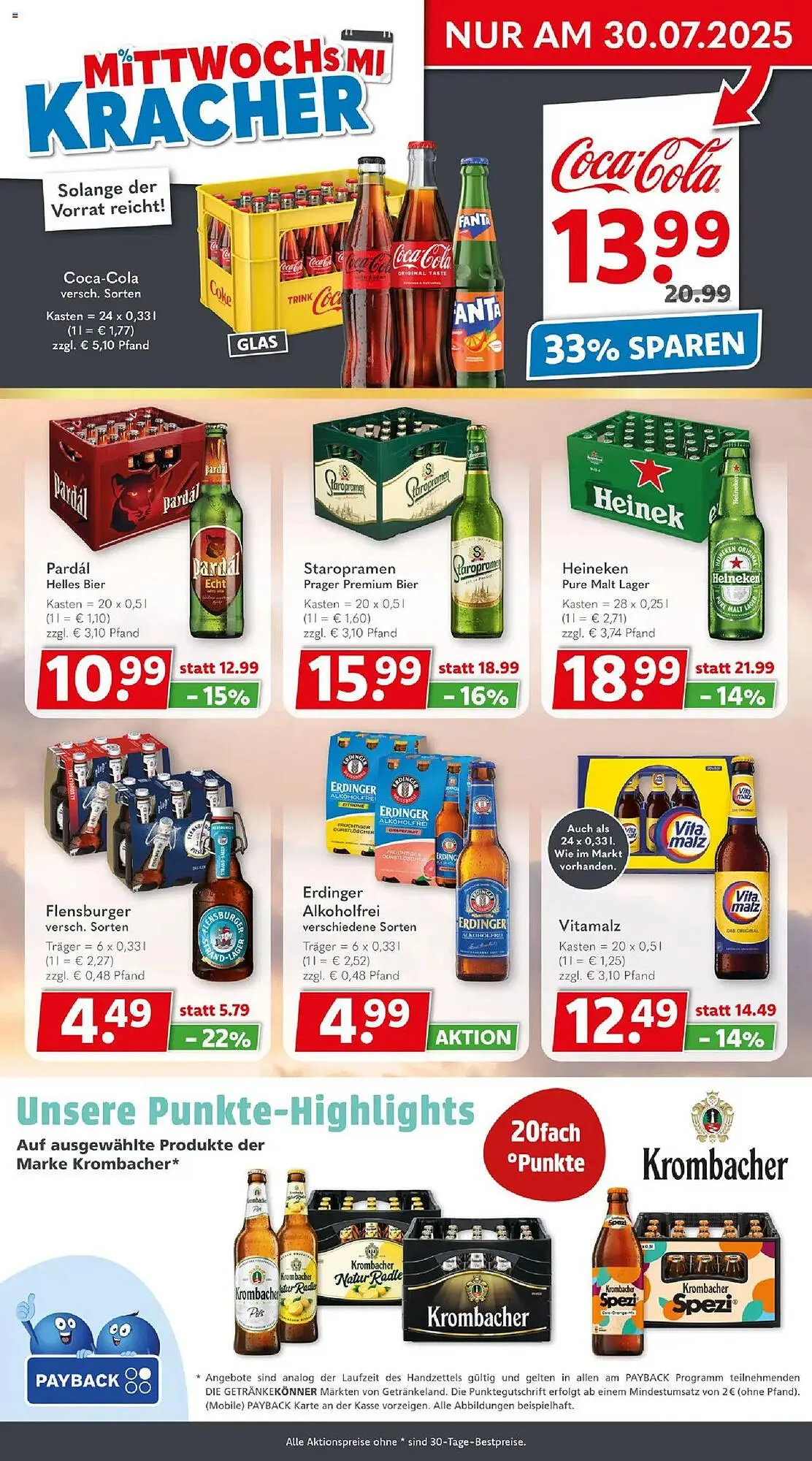 Getränkeland Prospekt von 21. Juli bis 2. August 2025 - Prospekt seite 3