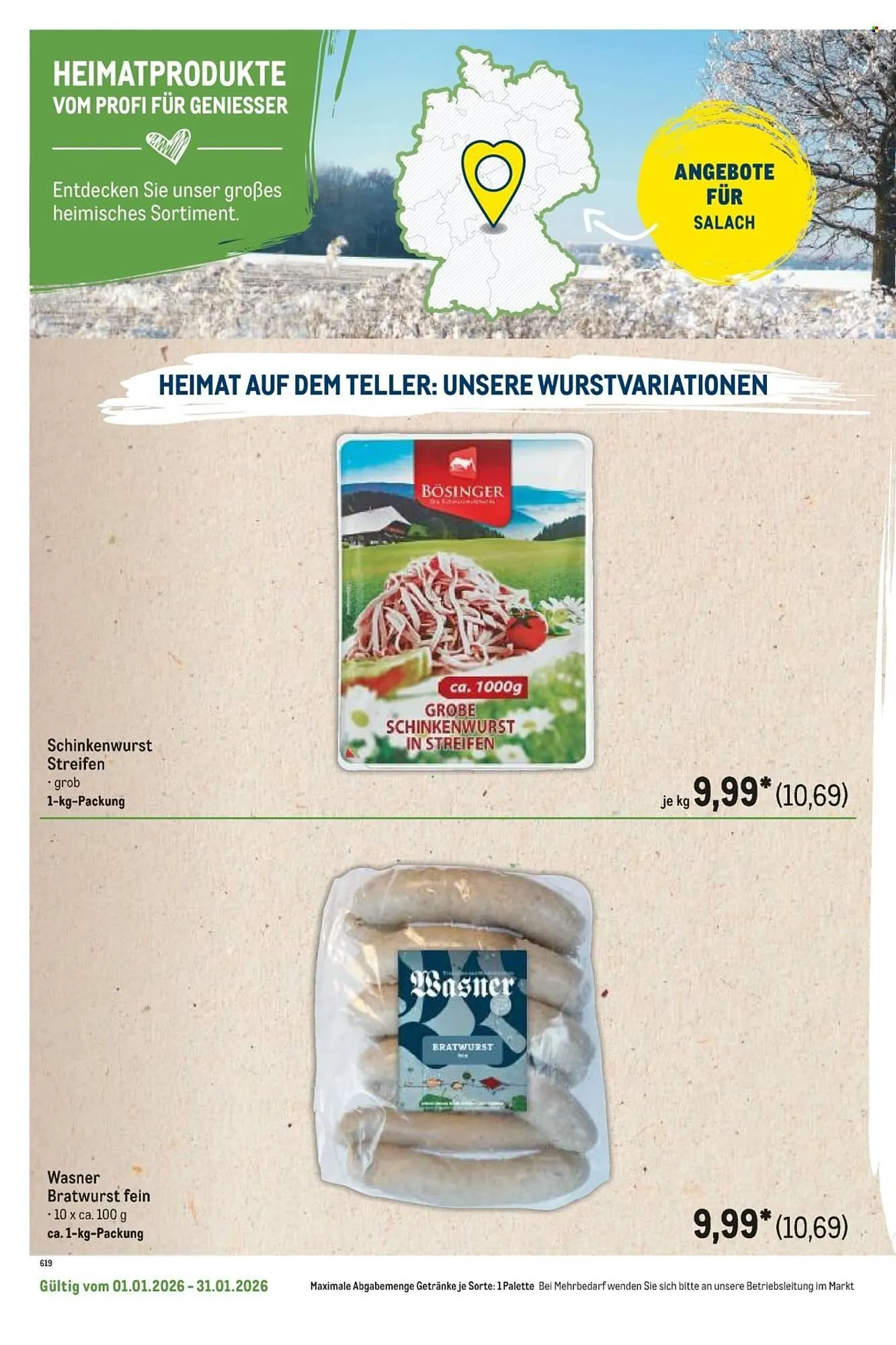 METRO Prospekt von 1. Januar bis 31. Januar 2026 - Prospekt seite 124