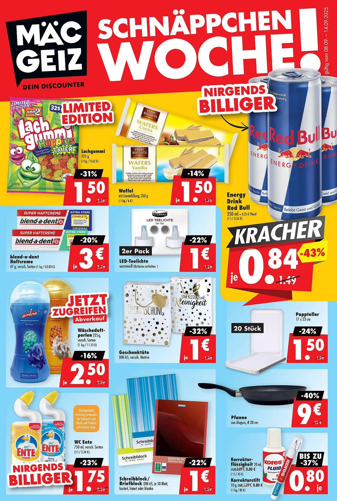 Mäc Geiz Prospekt von 8. September bis 14. September 2025 - Prospekt seite 1