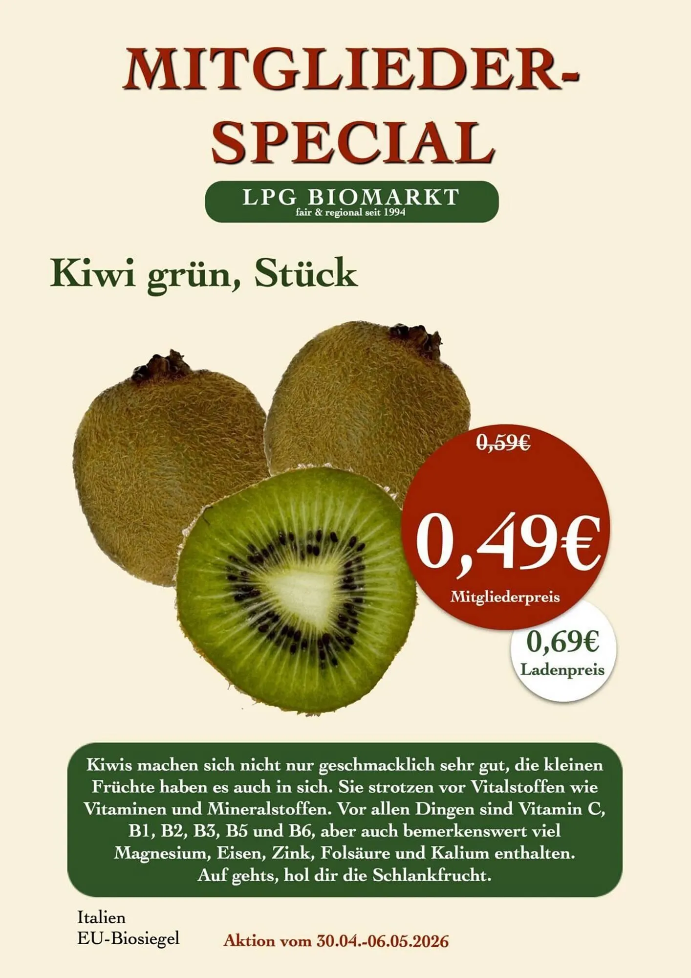 LPG Biomarkt Prospekt von 30. April bis 6. Mai 2026 - Prospekt seite 5