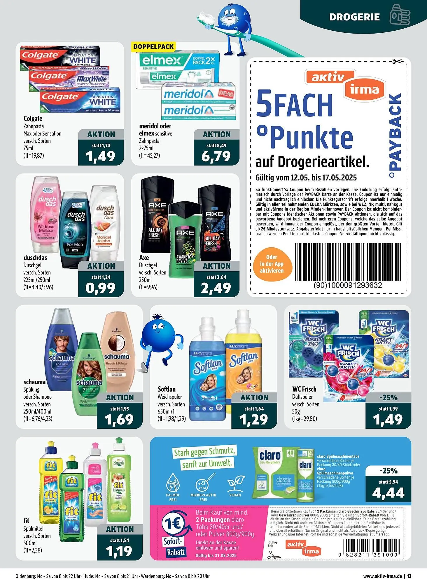 Aktiv Irma Prospekt von 12. Mai bis 17. Mai 2025 - Prospekt seite 13