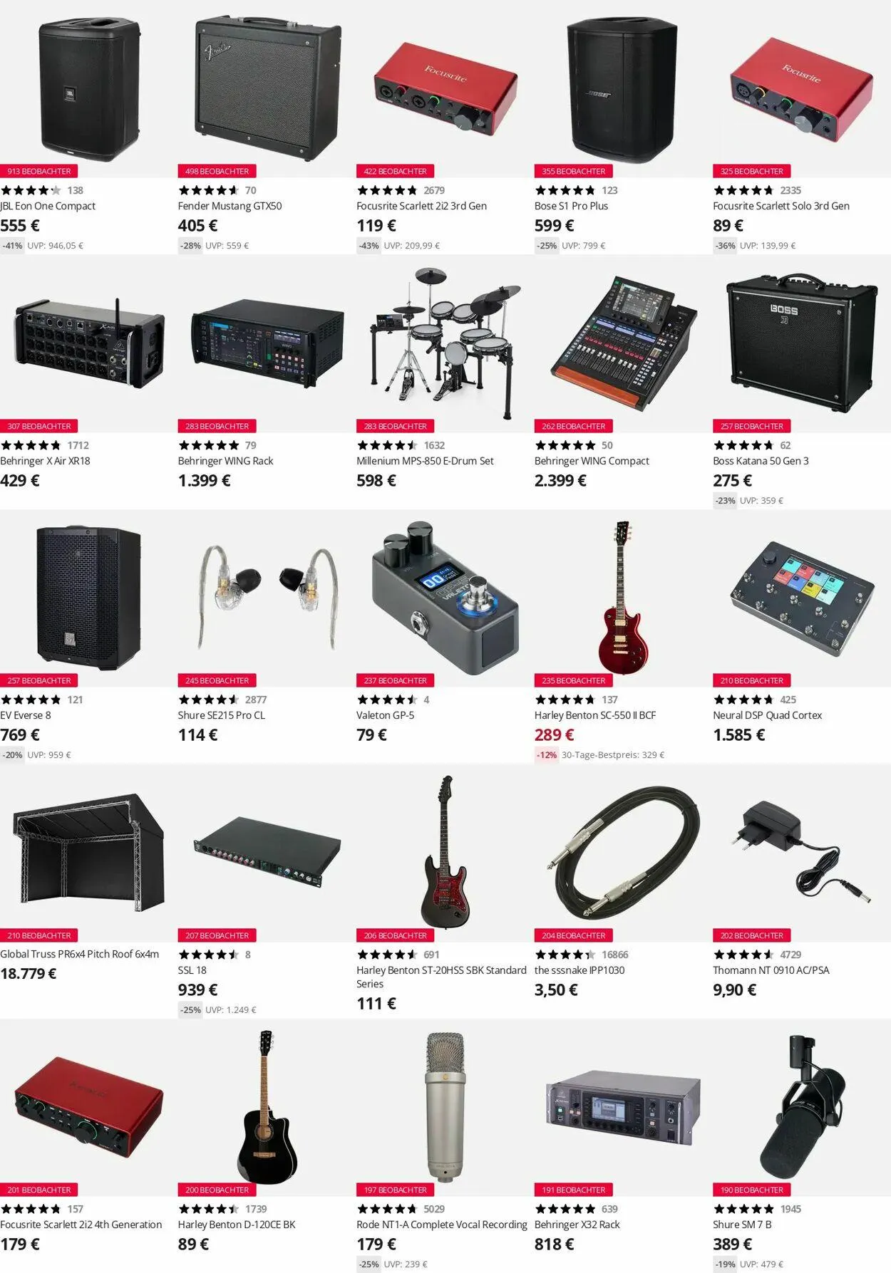 Thomann Aktueller Prospekt von 14. Juli bis 23. Juli 2025 - Prospekt seite 4