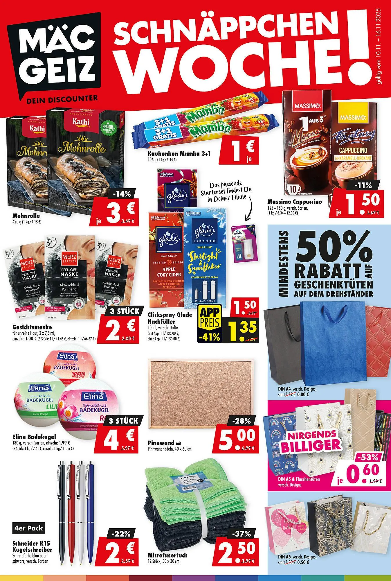 Mäc Geiz Prospekt von 10. November bis 16. November 2025 - Prospekt seite 1