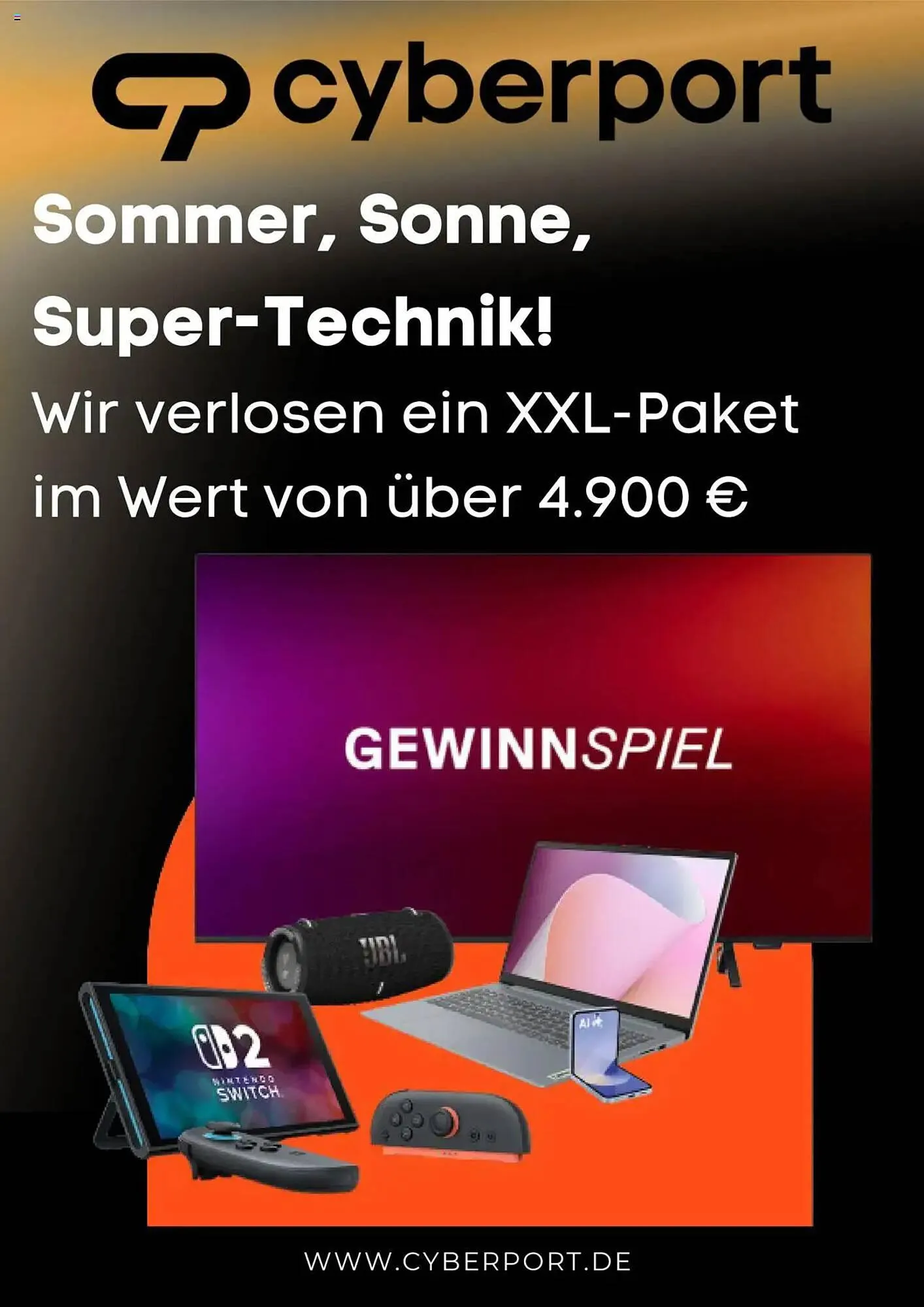 Cyberport Prospekt von 31. Juli bis 6. August 2025 - Prospekt seite 1