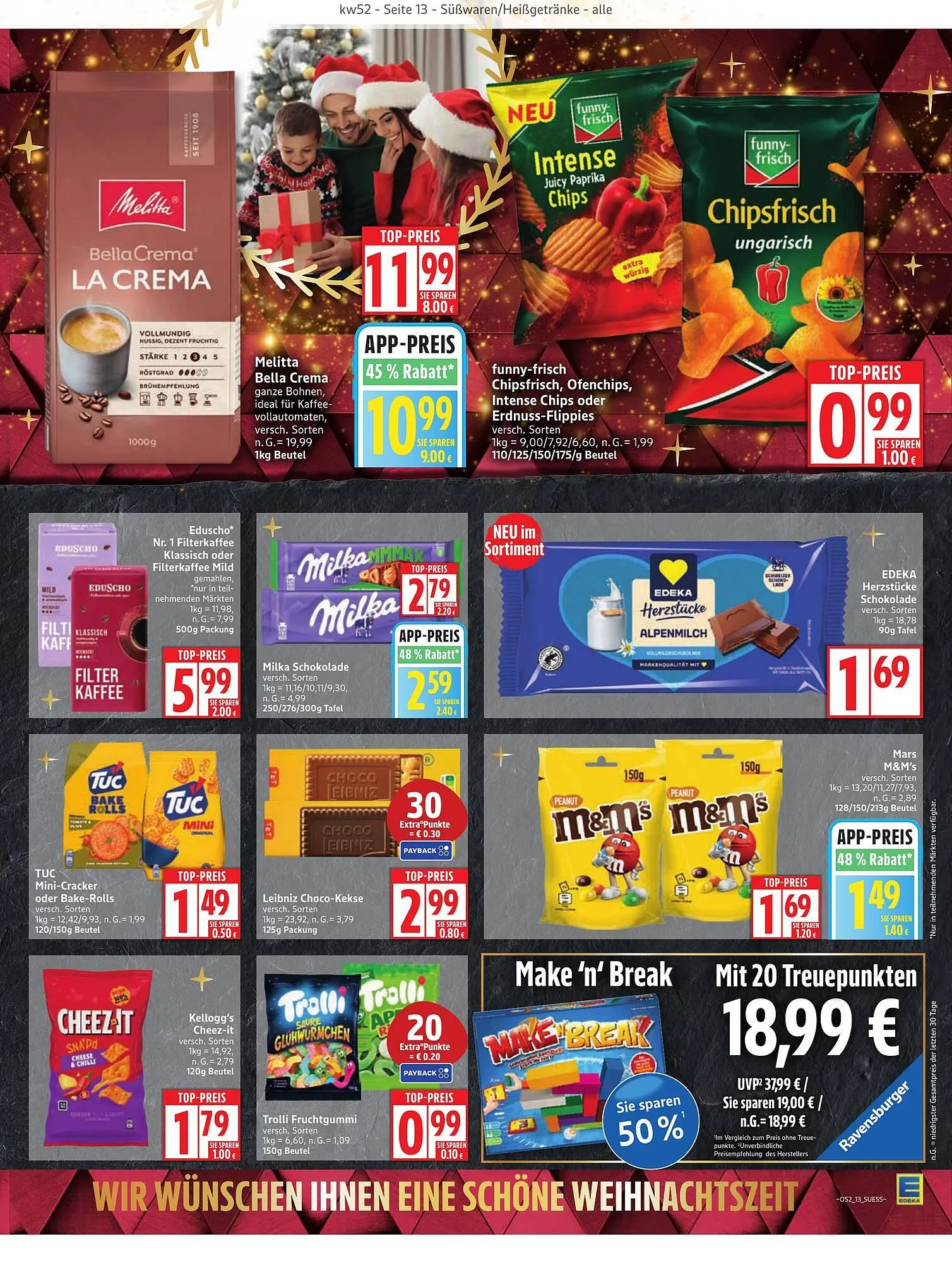 Edeka Prospekt von 22. Dezember bis 27. Dezember 2025 - Prospekt seite 13