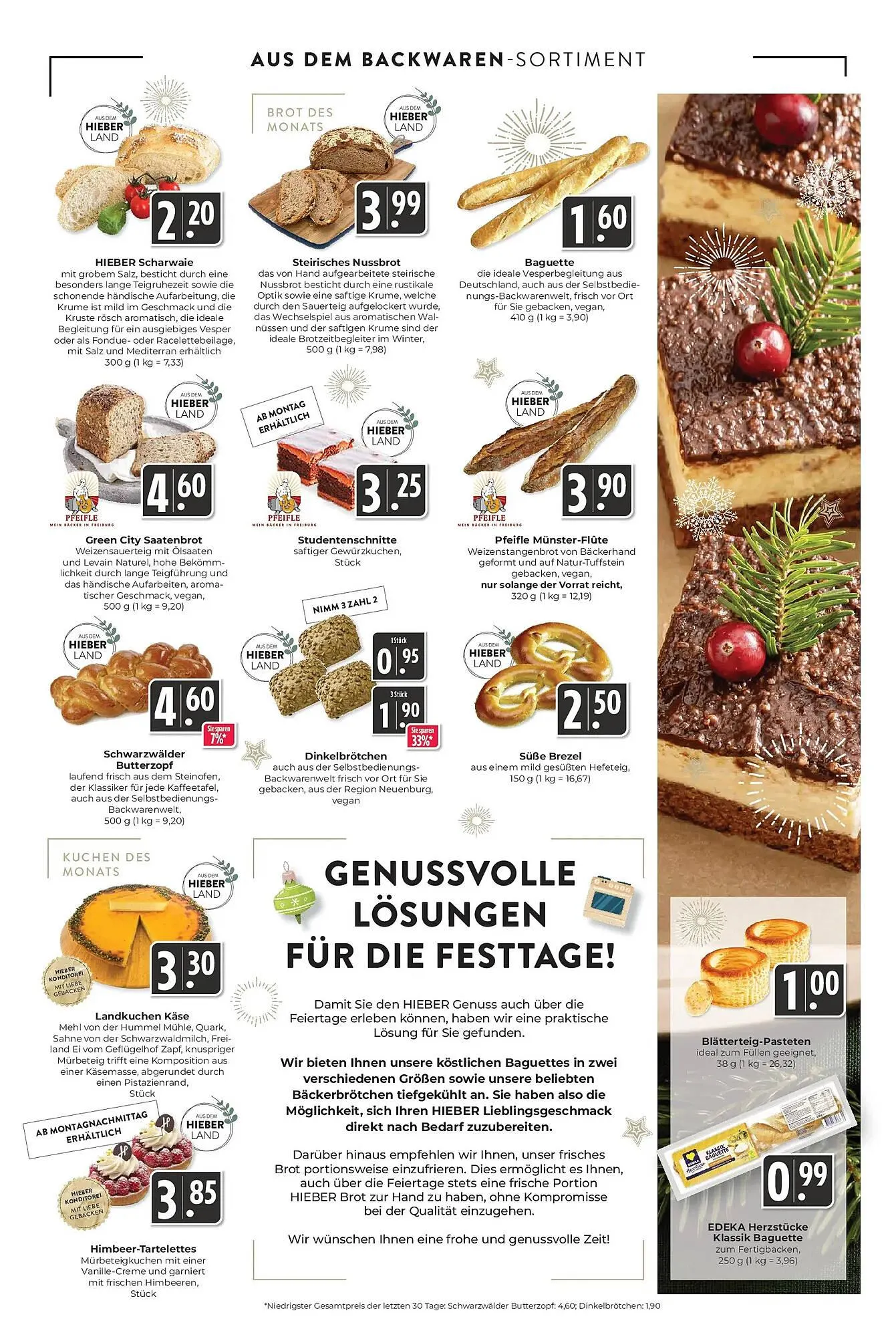 Hieber's Frische Center Prospekt von 21. Dezember bis 27. Dezember 2025 - Prospekt seite 8