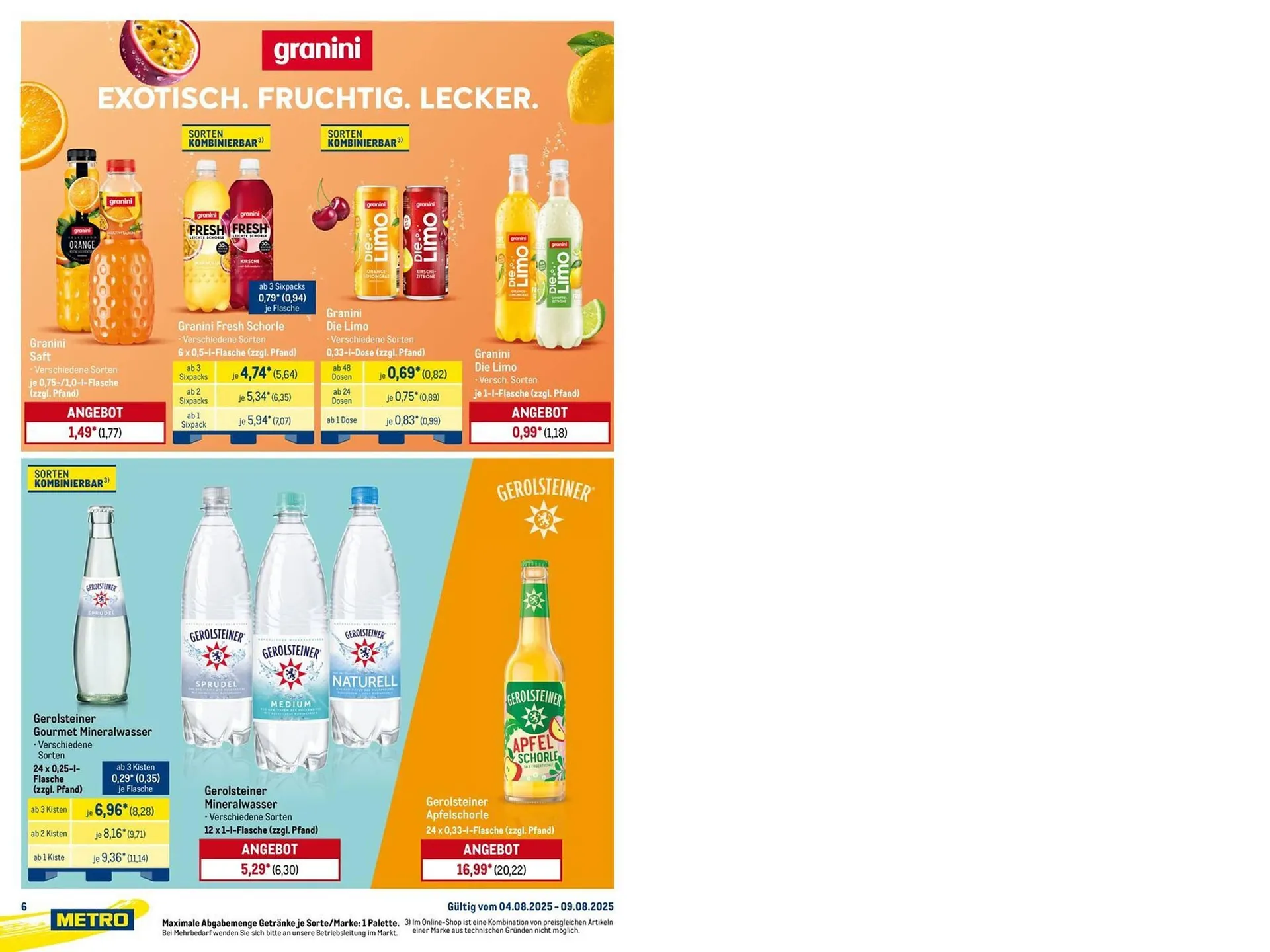 METRO Prospekt von 4. August bis 9. August 2025 - Prospekt seite 6