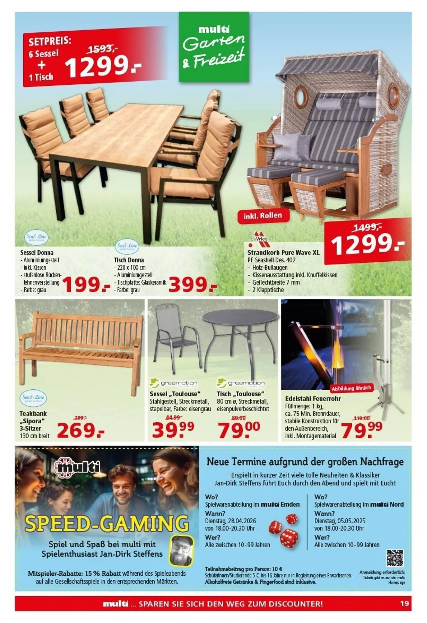 Multi Markt Prospekt von 20. April bis 25. April 2026 - Prospekt seite 19