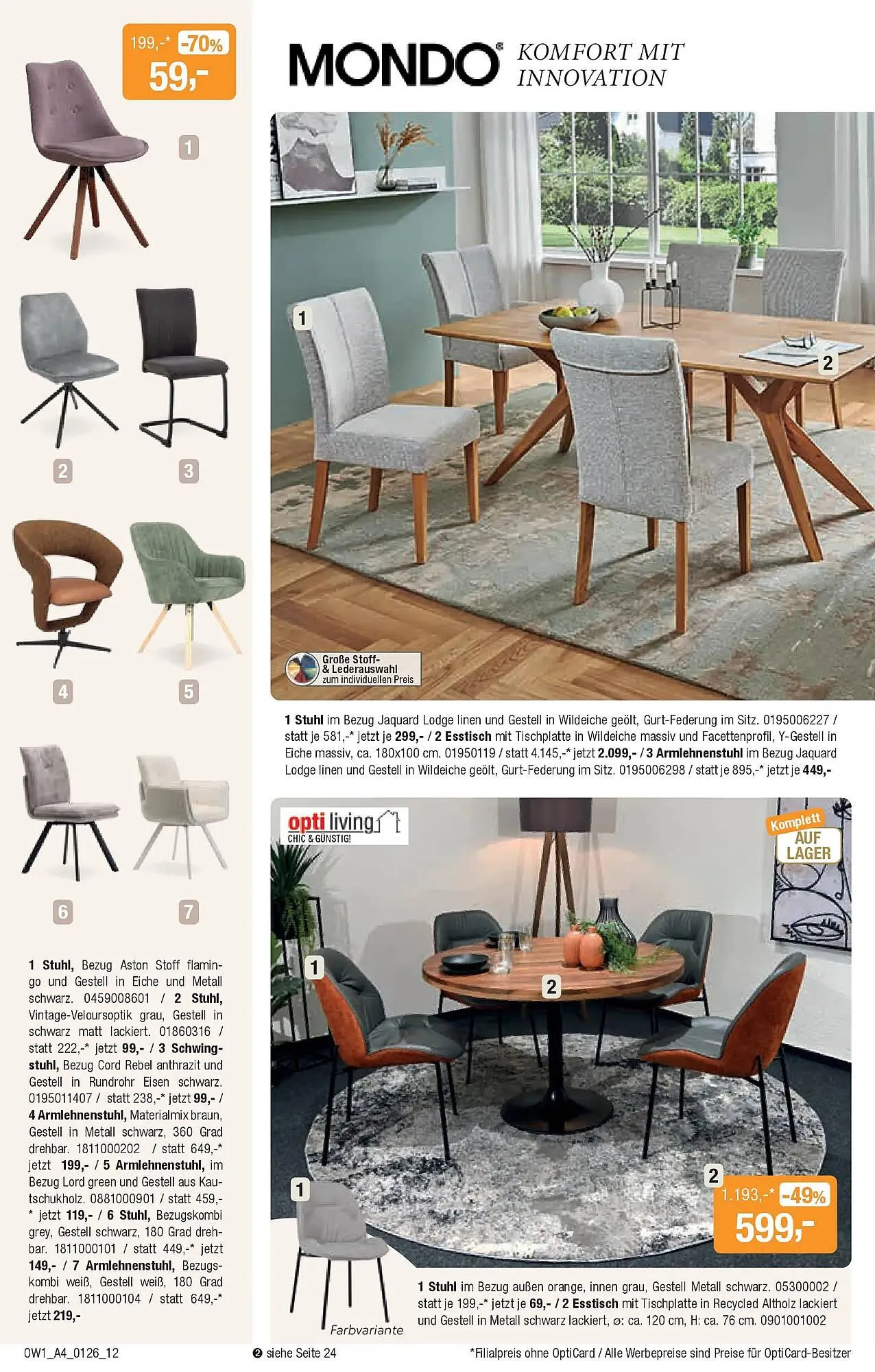 Opti Wohnwelt Prospekt von 18. Dezember bis 28. Januar 2026 - Prospekt seite 12