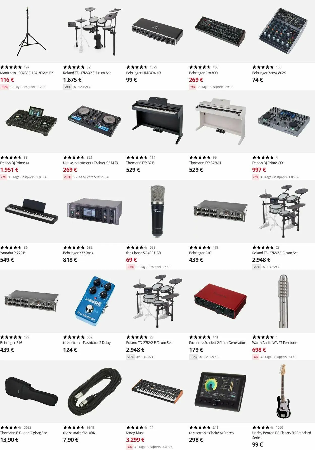 Thomann Aktueller Prospekt von 12. Mai bis 21. Mai 2025 - Prospekt seite 6