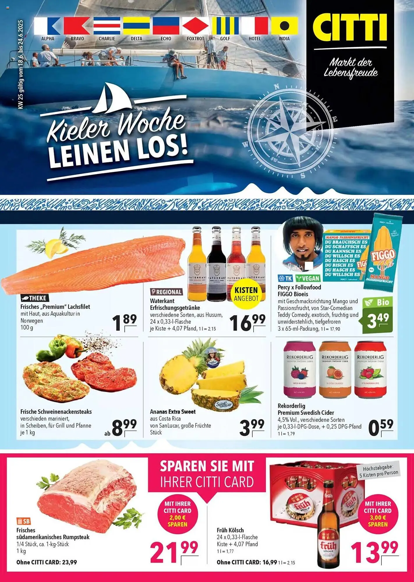 CITTI Markt Prospekt von 18. Juni bis 24. Juni 2025 - Prospekt seite 1