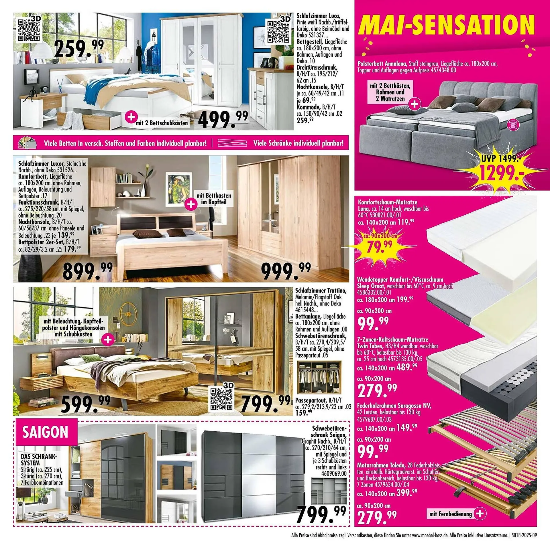Möbel Boss Prospekt von 28. April bis 4. Mai 2025 - Prospekt seite 9