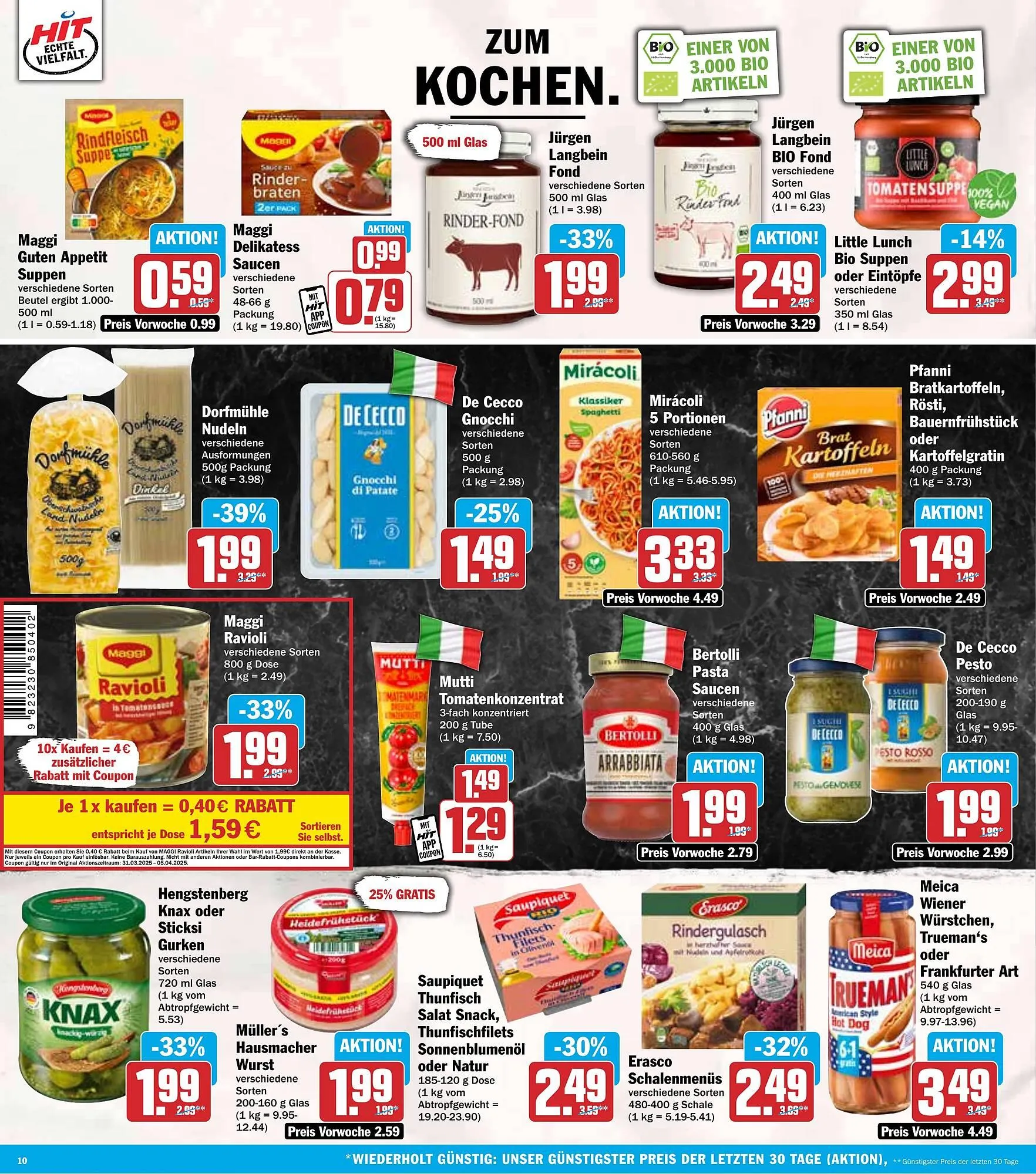 Hit Prospekt von 31. März bis 5. April 2025 - Prospekt seite 10