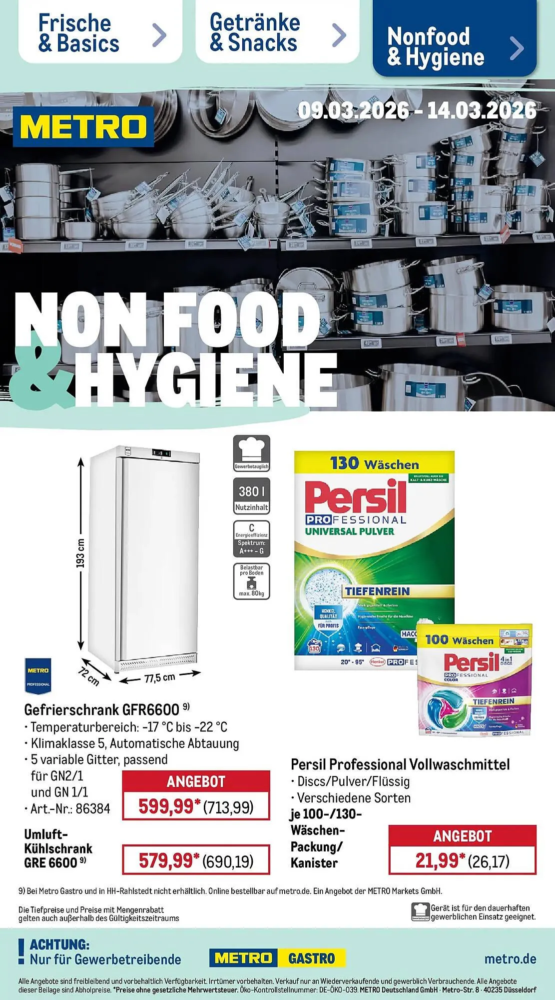 METRO Prospekt von 8. März bis 14. März 2026 - Prospekt seite 39
