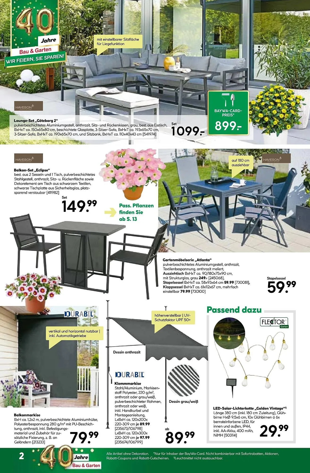 BayWa Bau & Garten Prospekt von 7. April bis 12. April 2026 - Prospekt seite 2