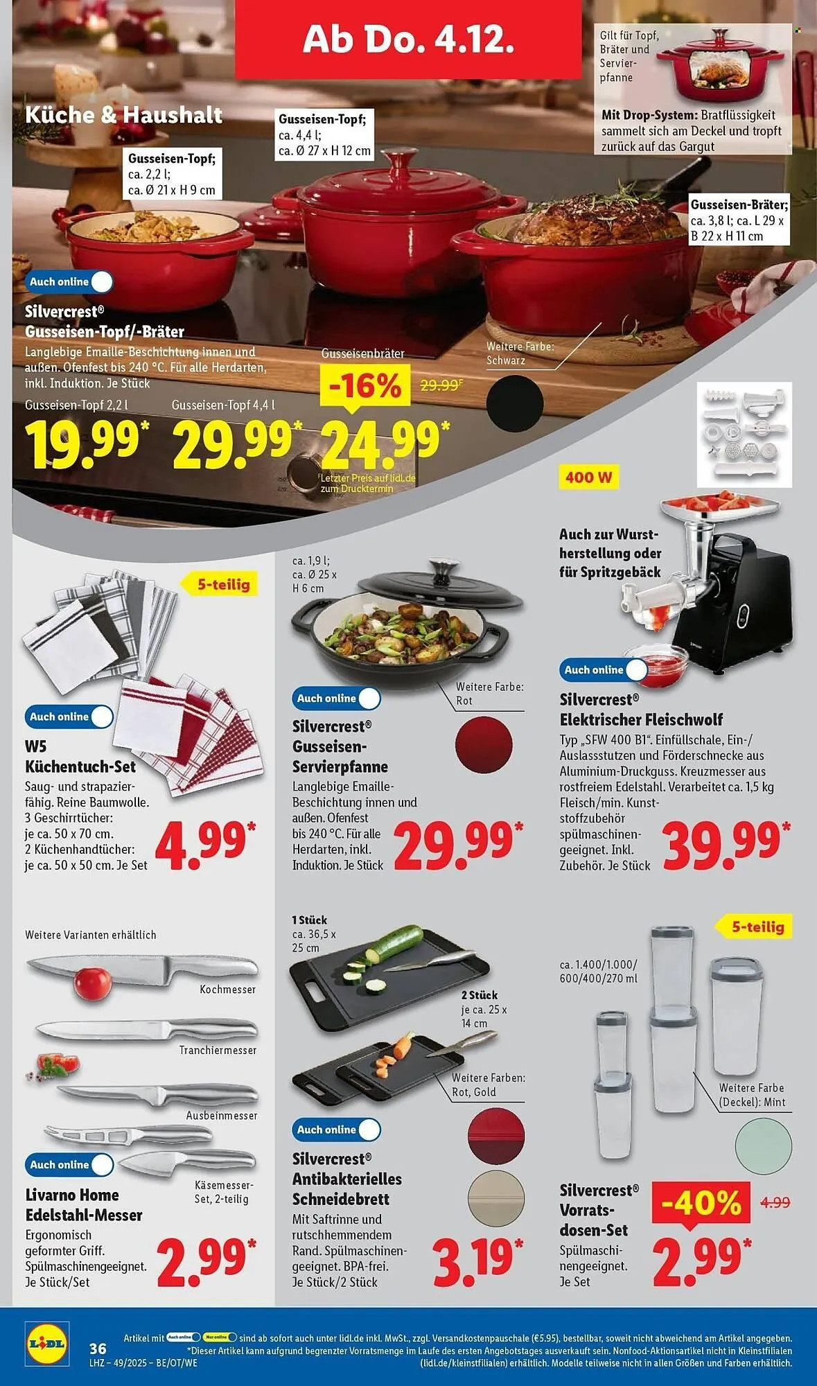 Lidl Prospekt von 1. Dezember bis 6. Dezember 2025 - Prospekt seite 54