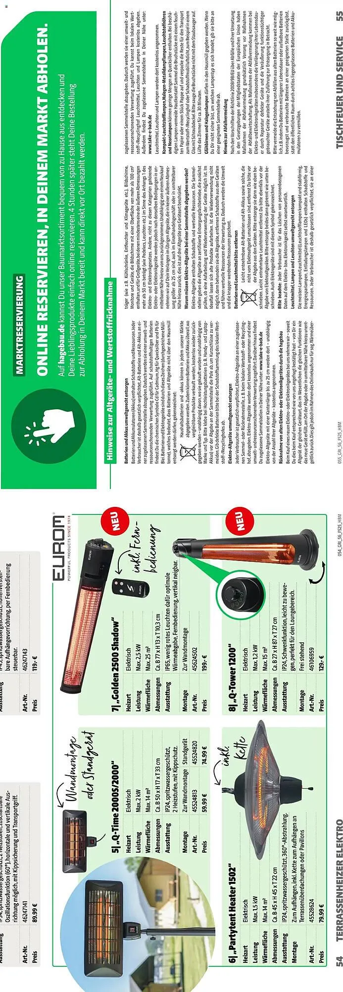 Hagebau Prospekt von 1. März bis 31. Dezember 2025 - Prospekt seite 55