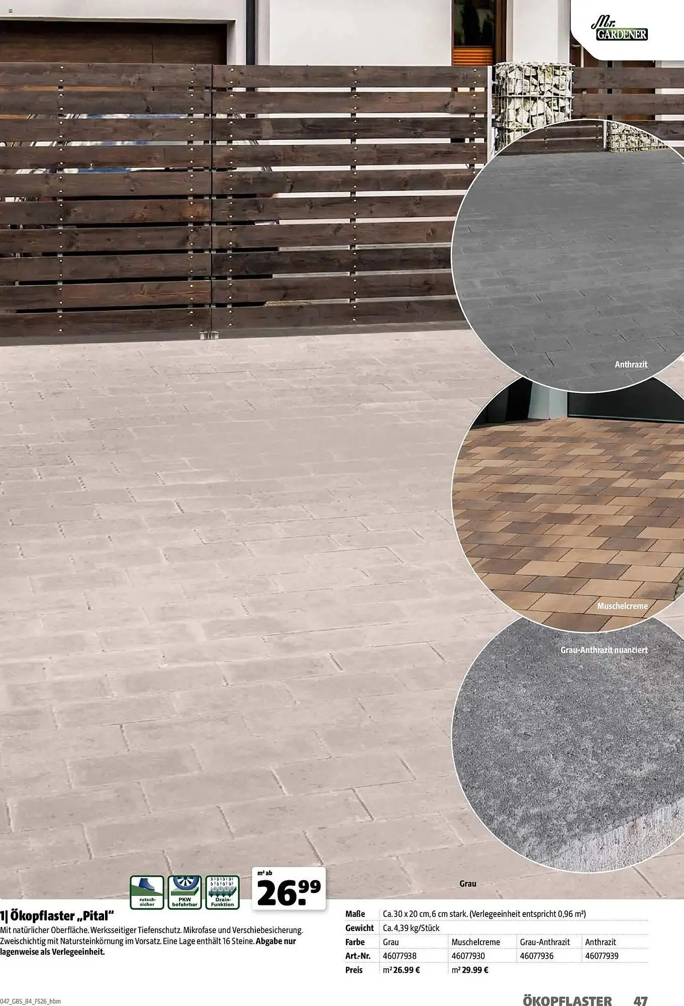 Hagebau Prospekt von 2. März bis 31. Dezember 2026 - Prospekt seite 47