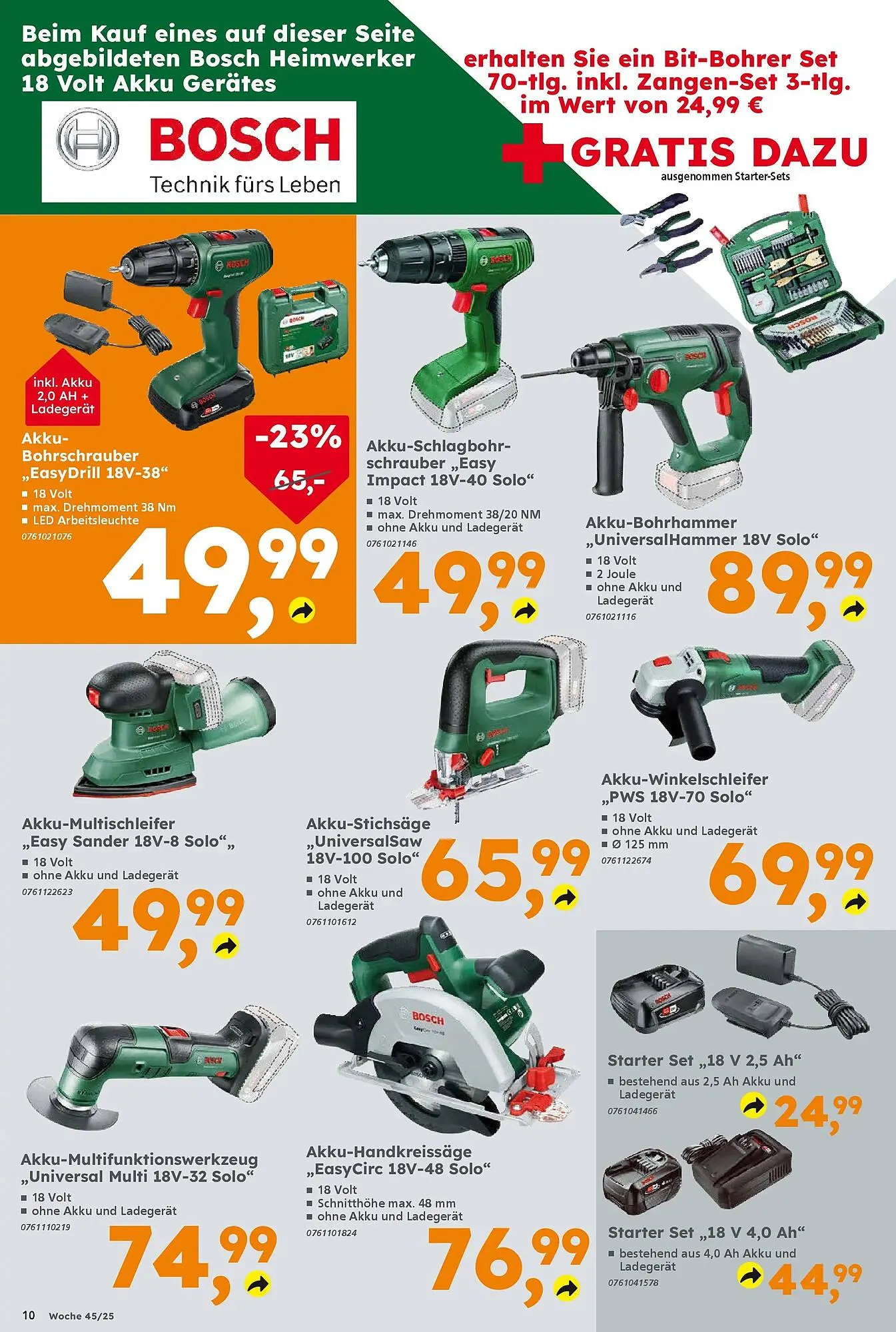 Globus Baumarkt Prospekt von 2. November bis 8. November 2025 - Prospekt seite 10