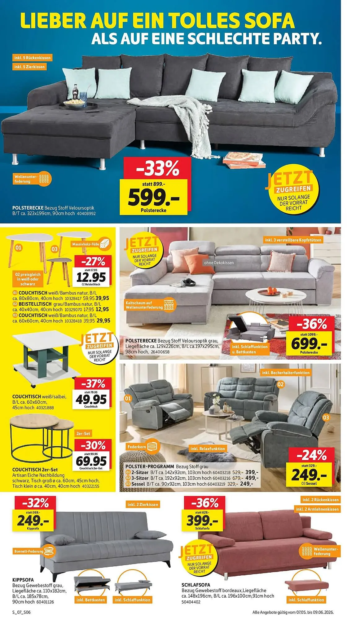 SCONTO Prospekt von 6. Mai bis 9. Juni 2026 - Prospekt seite 6