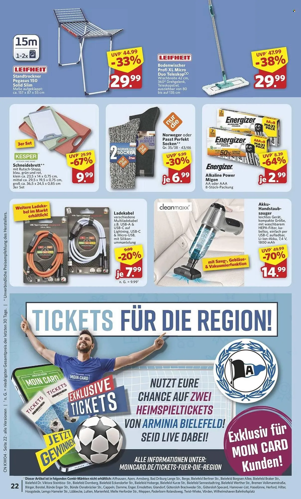 Combi Prospekt von 19. Januar bis 24. Januar 2026 - Prospekt seite 22