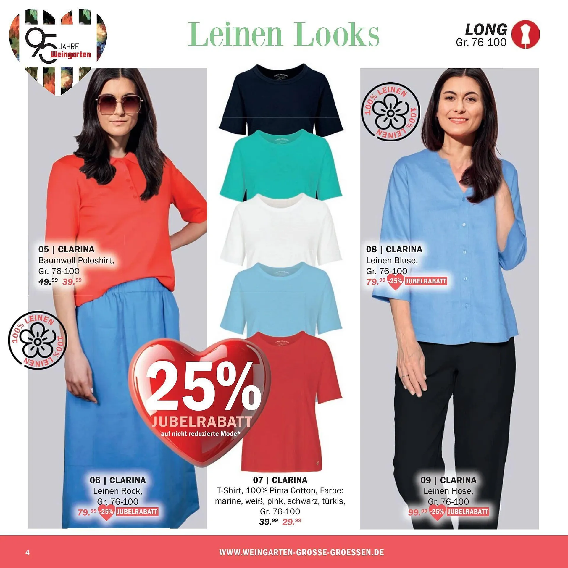 Modehaus Weingarten Prospekt von 2. April bis 1. Juni 2025 - Prospekt seite 4