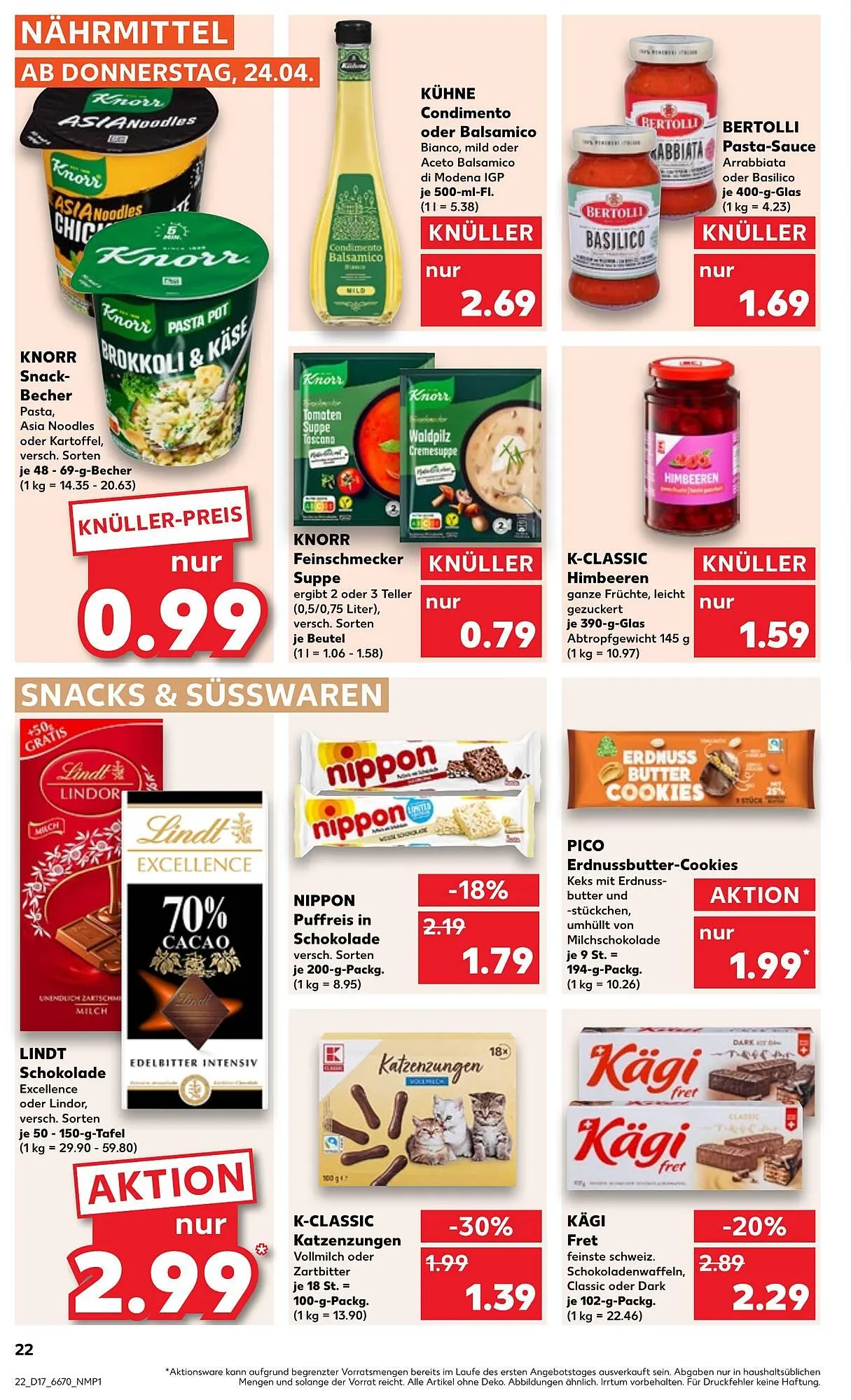 Kaufland Prospekt von 24. April bis 30. April 2025 - Prospekt seite 22
