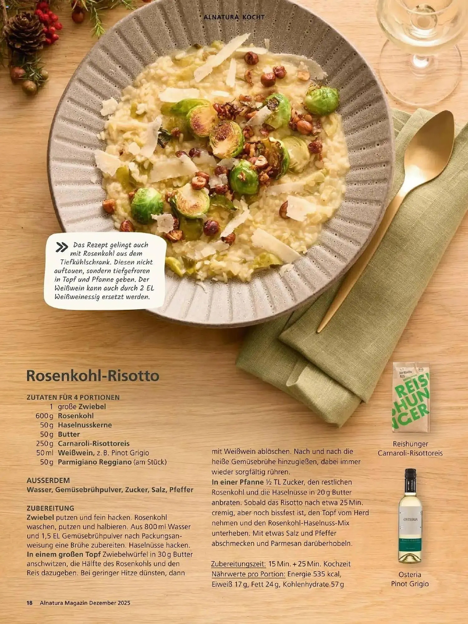 Alnatura Prospekt von 1. Dezember bis 31. Dezember 2025 - Prospekt seite 18