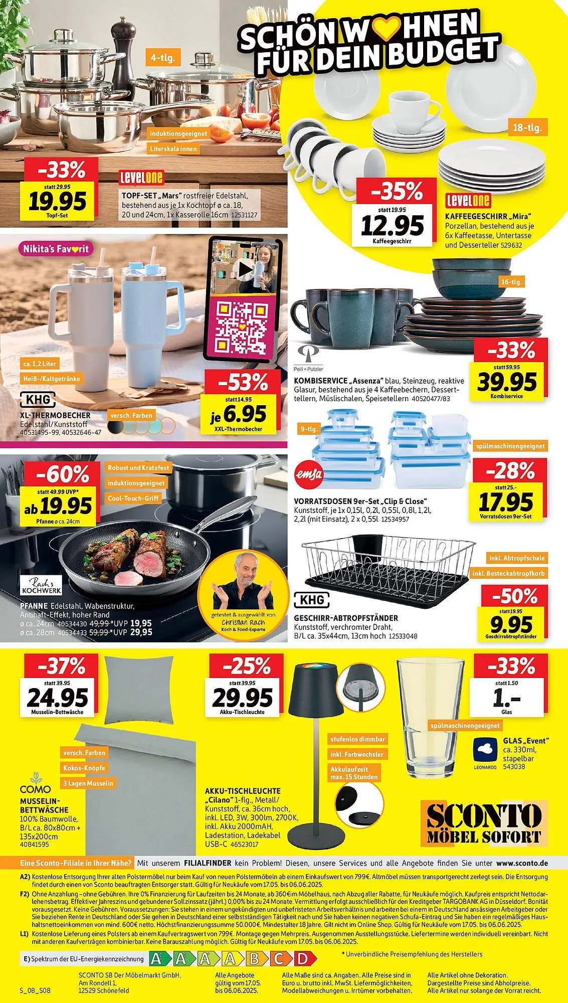 SCONTO Prospekt von 16. Mai bis 6. Juni 2025 - Prospekt seite 8