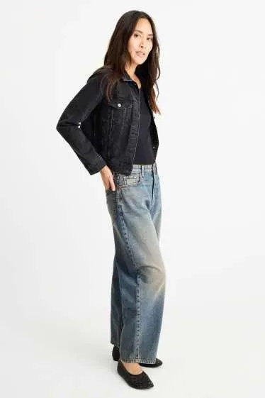 Barrel jeans - high waist