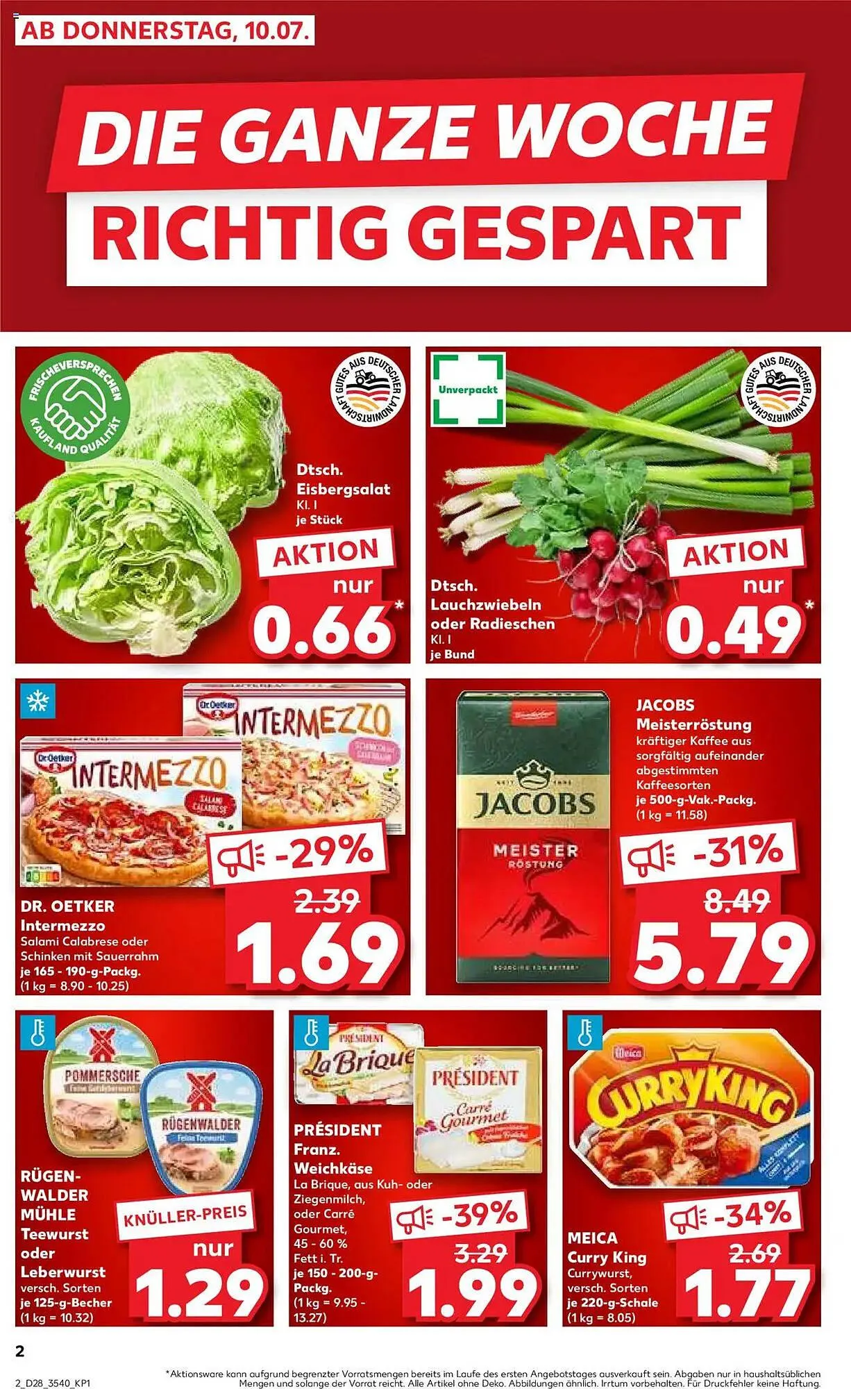Kaufland Prospekt von 10. Juli bis 16. Juli 2025 - Prospekt seite 2