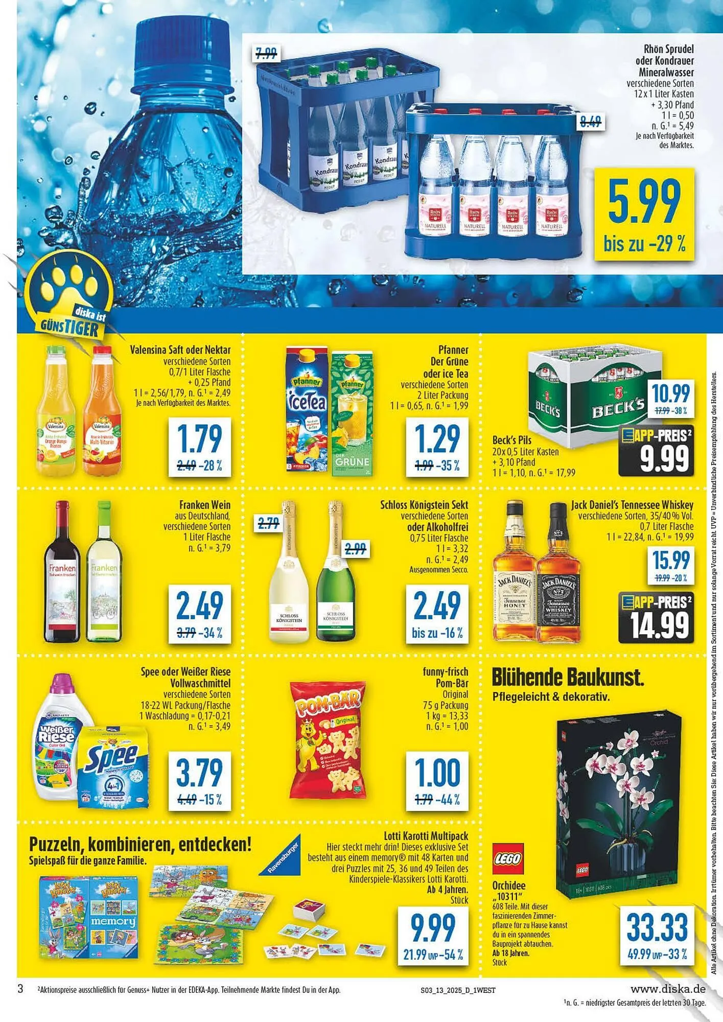 diska Prospekt von 24. März bis 29. März 2025 - Prospekt seite 3